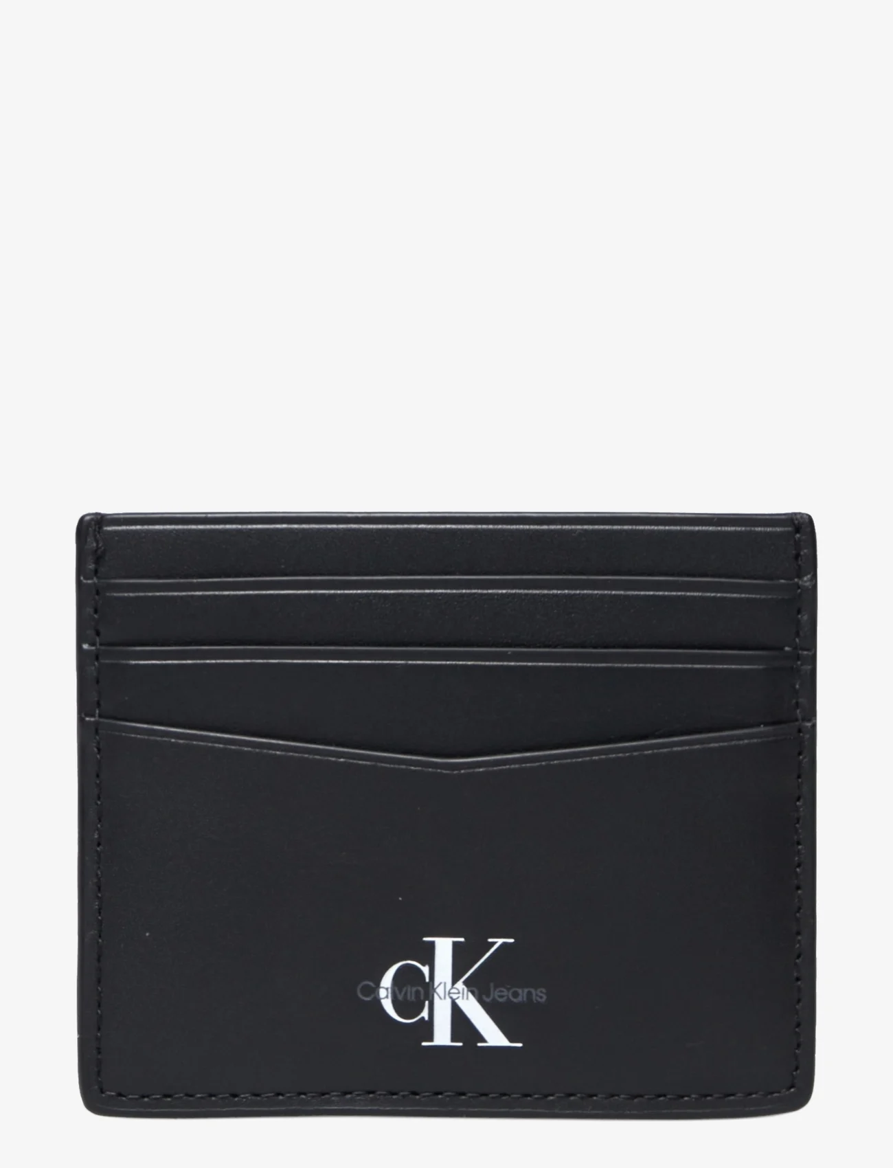 Calvin Klein - MONOGRAM SOFT CARDCASE 6CC - kortholdere - black - 0