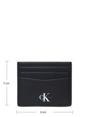 Calvin Klein - MONOGRAM SOFT CARDCASE 6CC - korttikotelot - black - 3