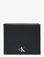 Calvin Klein - MONOGRAM SOFT BIFOLD W/COIN - naudas maki - black - 0