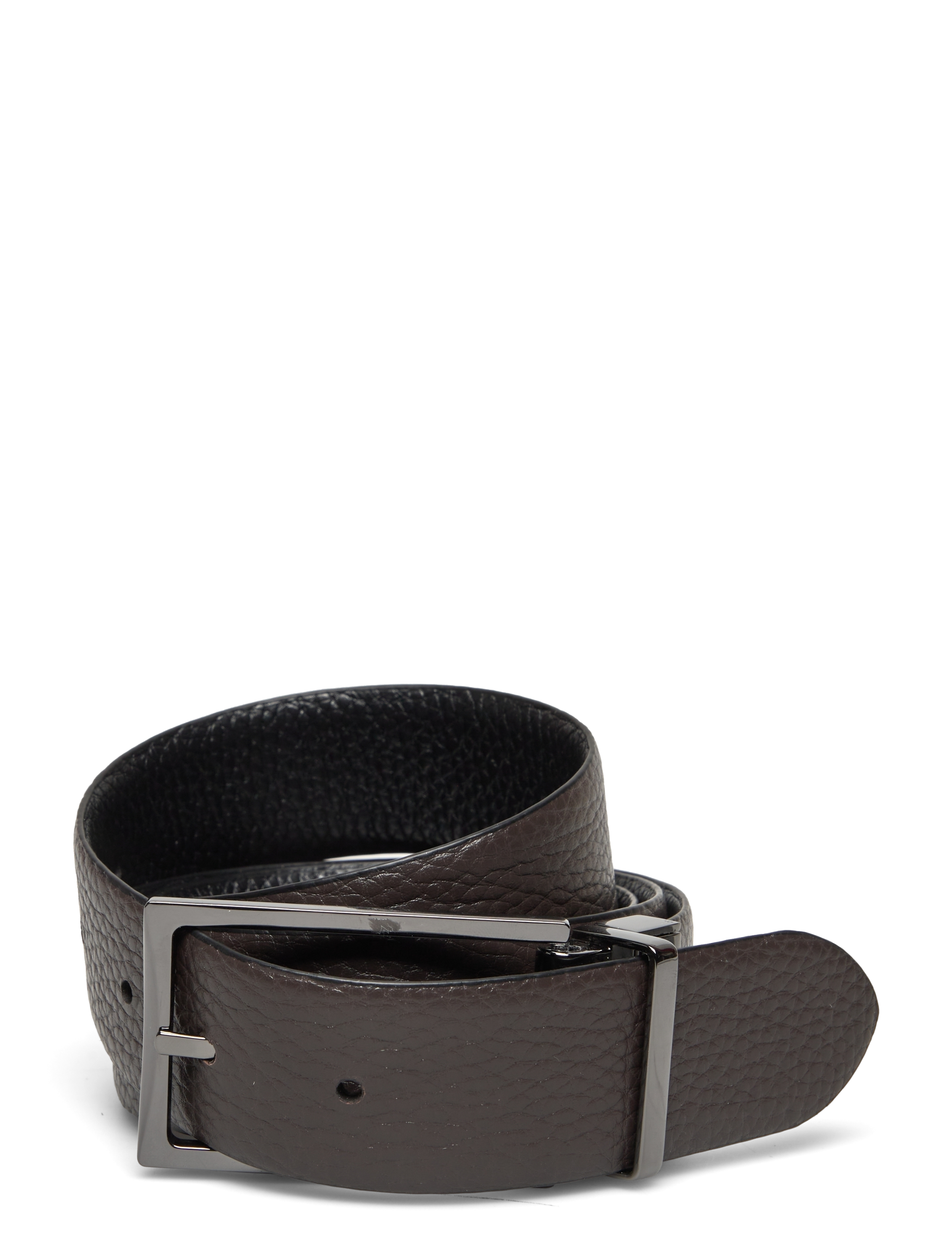 Calvin Klein - ADJ/REV SLIM FRAME PB 35MM - ck black pebble/dark brown pebble - 1