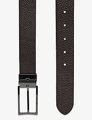 Calvin Klein - ADJ/REV SLIM FRAME PB 35MM - belts - ck black pebble/dark brown pebble - 3