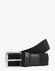Calvin Klein - CK CASUAL BRAIDED ELASTIC 35MM - braided belts - ck black - 0