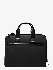 Calvin Klein - MODERN BAR SLIM LAPTOP BAG - nešiojamųjų kompiuterių krepšiai - ck black saffiano - 1