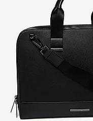 Calvin Klein - MODERN BAR SLIM LAPTOP BAG - nešiojamųjų kompiuterių krepšiai - ck black saffiano - 3