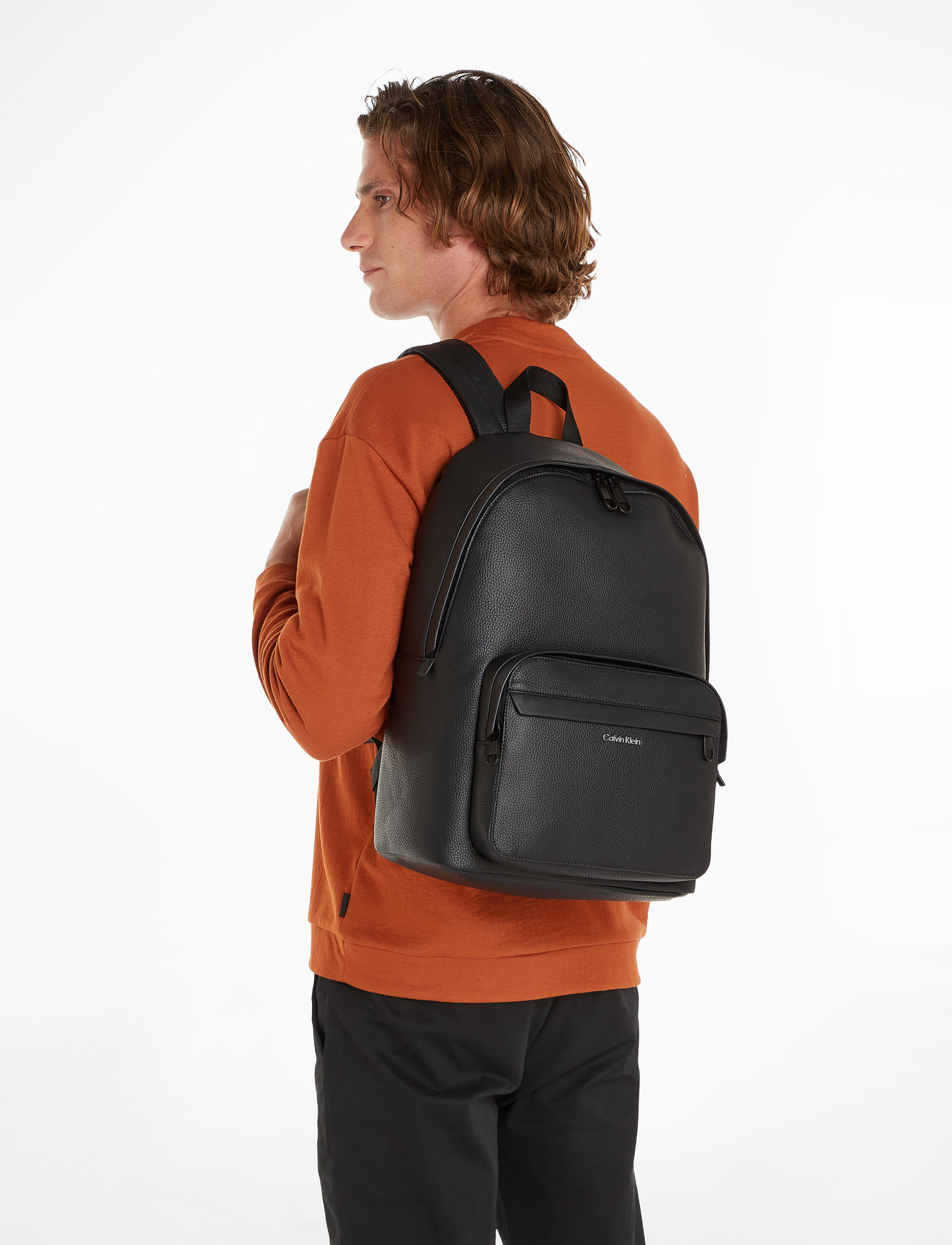Calvin Klein - CK MUST CAMPUS BP - bags - ck black pebble - 1
