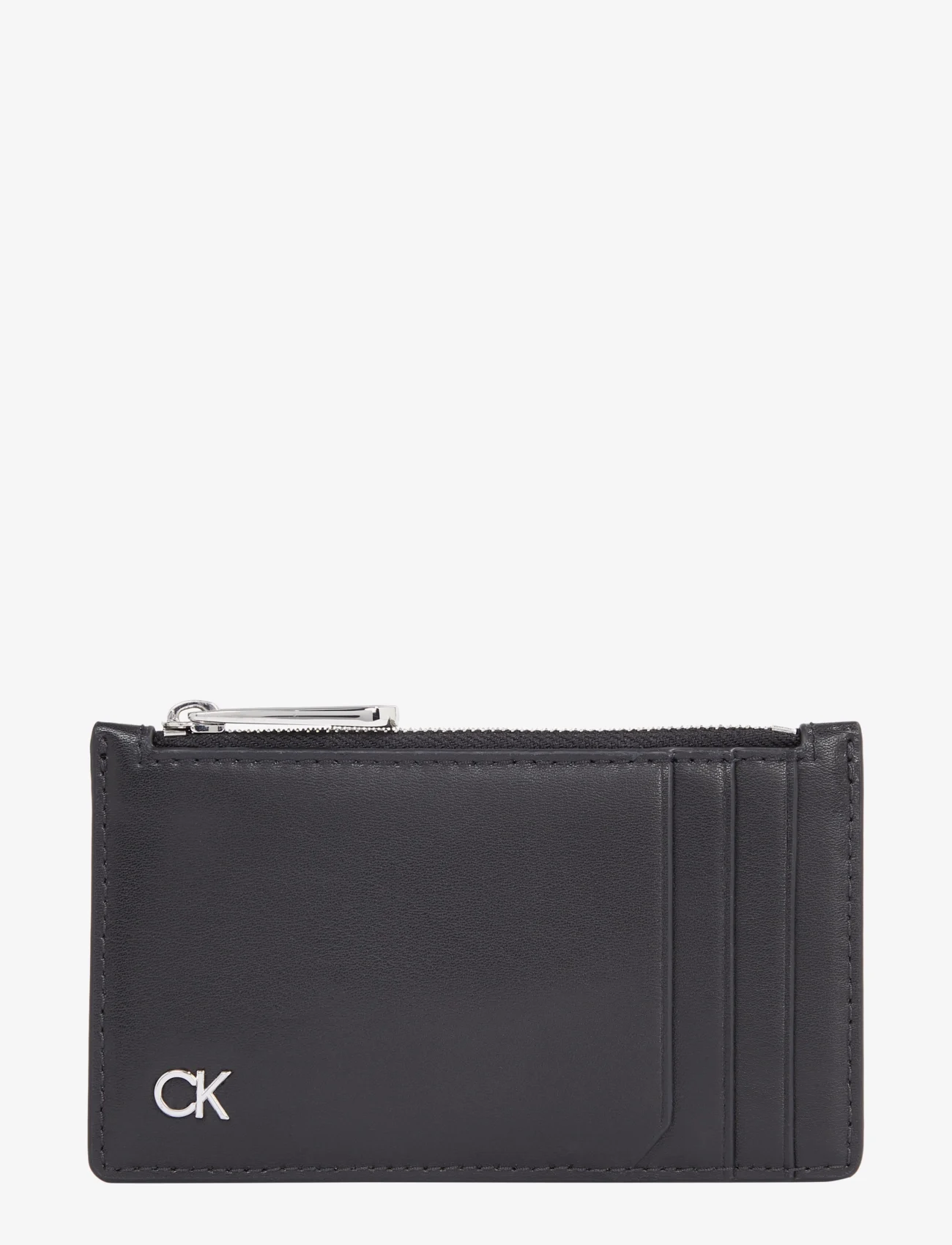 Calvin Klein - METAL CK NS CARDHOLDER 6CC - kortholdere - ck black - 0