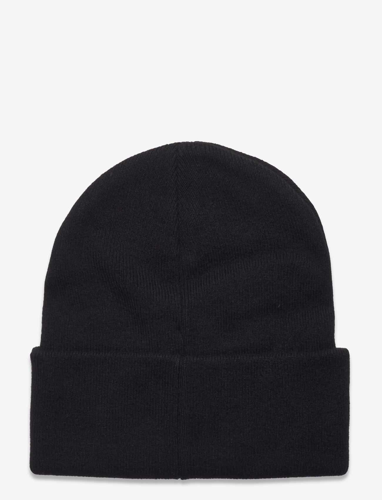 Calvin Klein - MONOLOGO PATCH NON-RIB BEANIE - black - 1