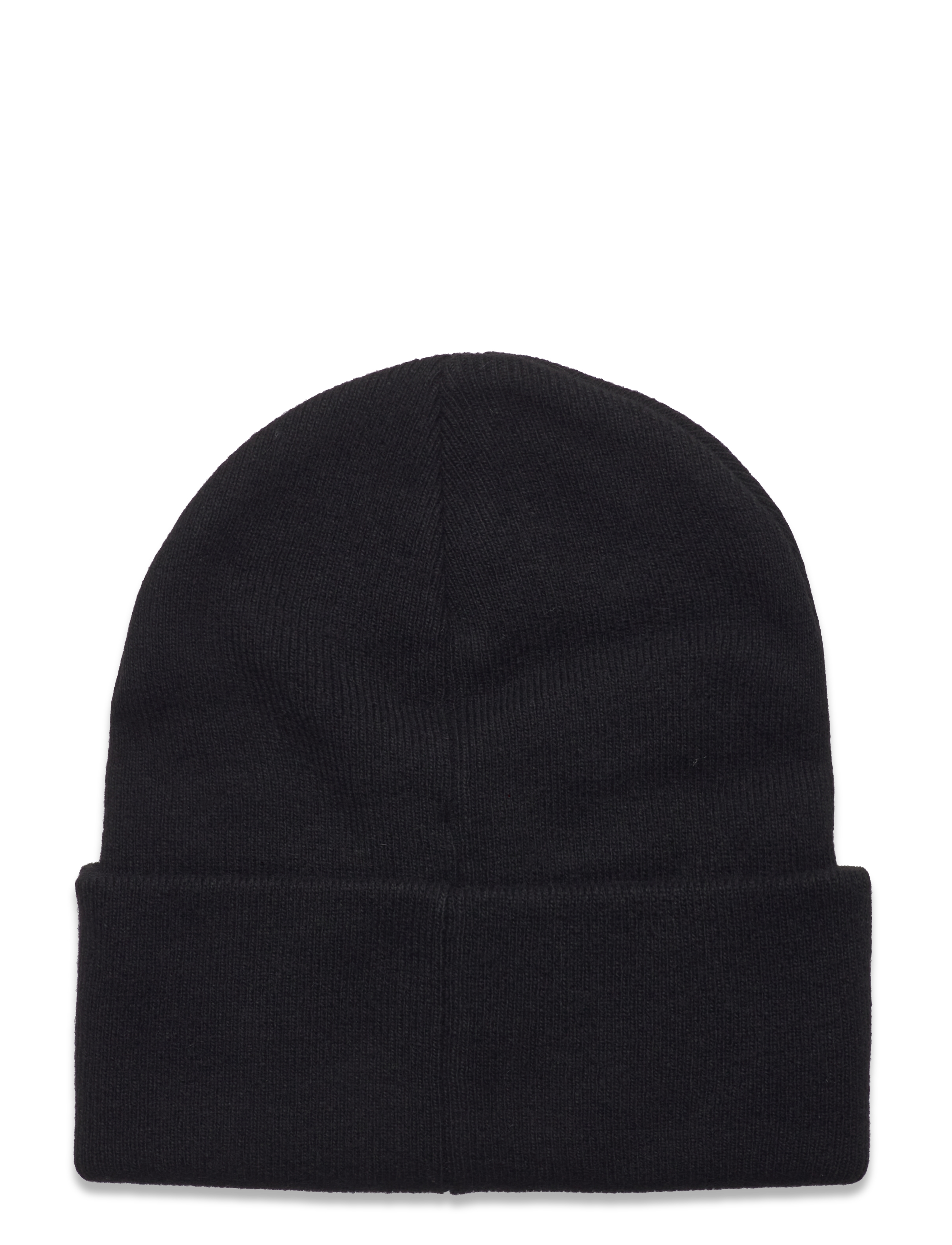 Calvin Klein - MONOLOGO PATCH NON-RIB BEANIE - black - 1
