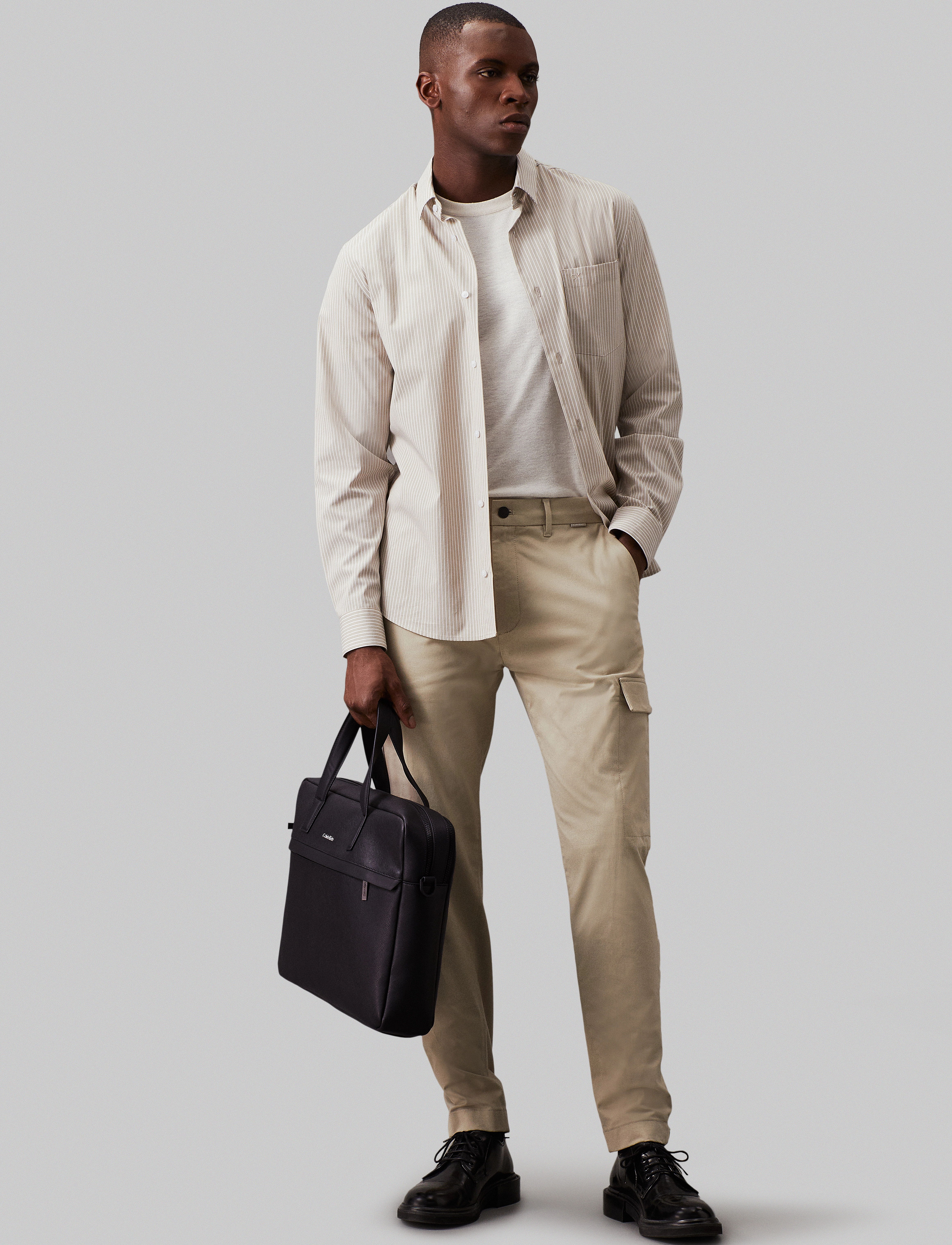 Calvin Klein - CK MUST FUNC. 2G LAPTOP BAG - ck black saffiano - 3