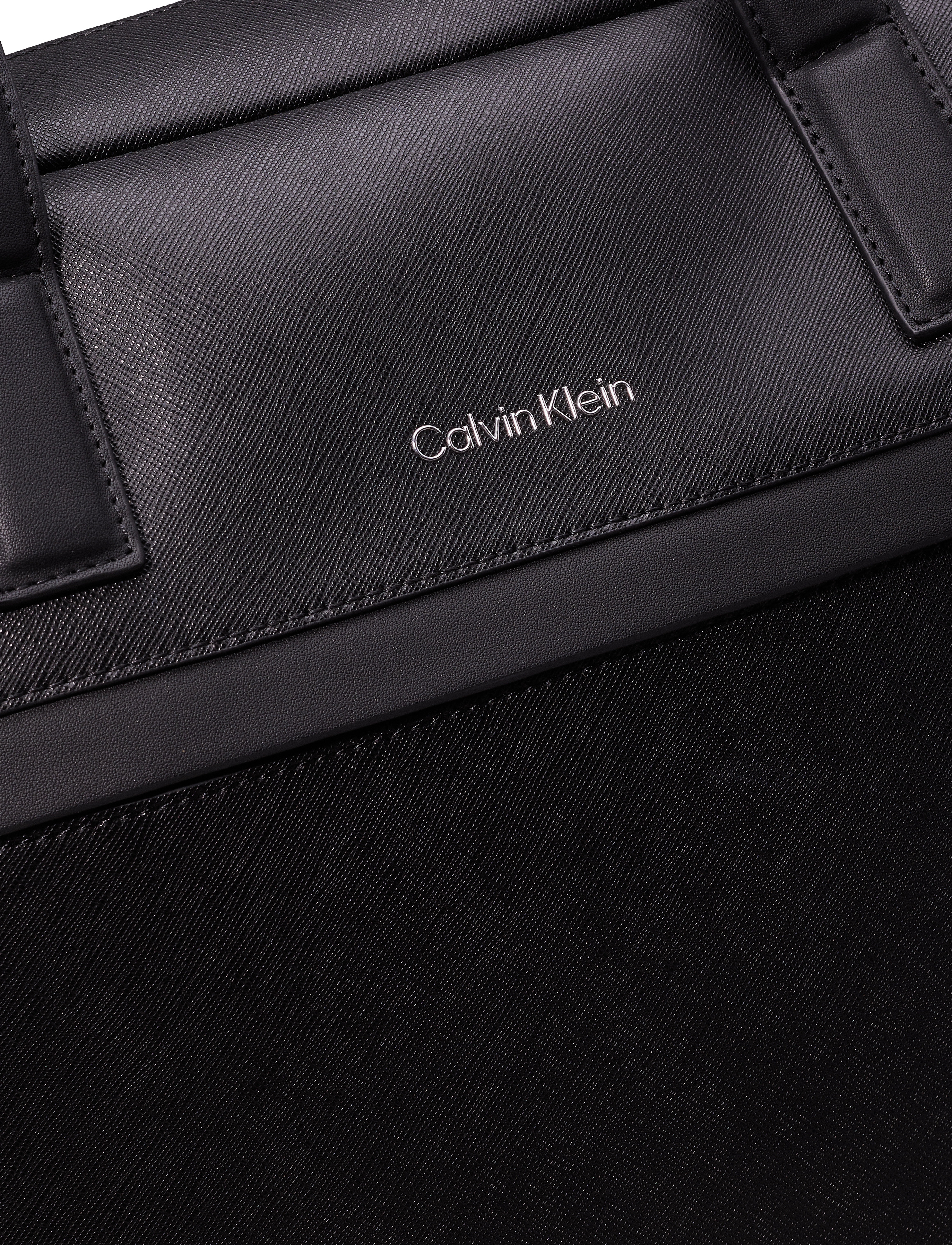Calvin Klein - CK MUST FUNC. 2G LAPTOP BAG - ck black saffiano - 5