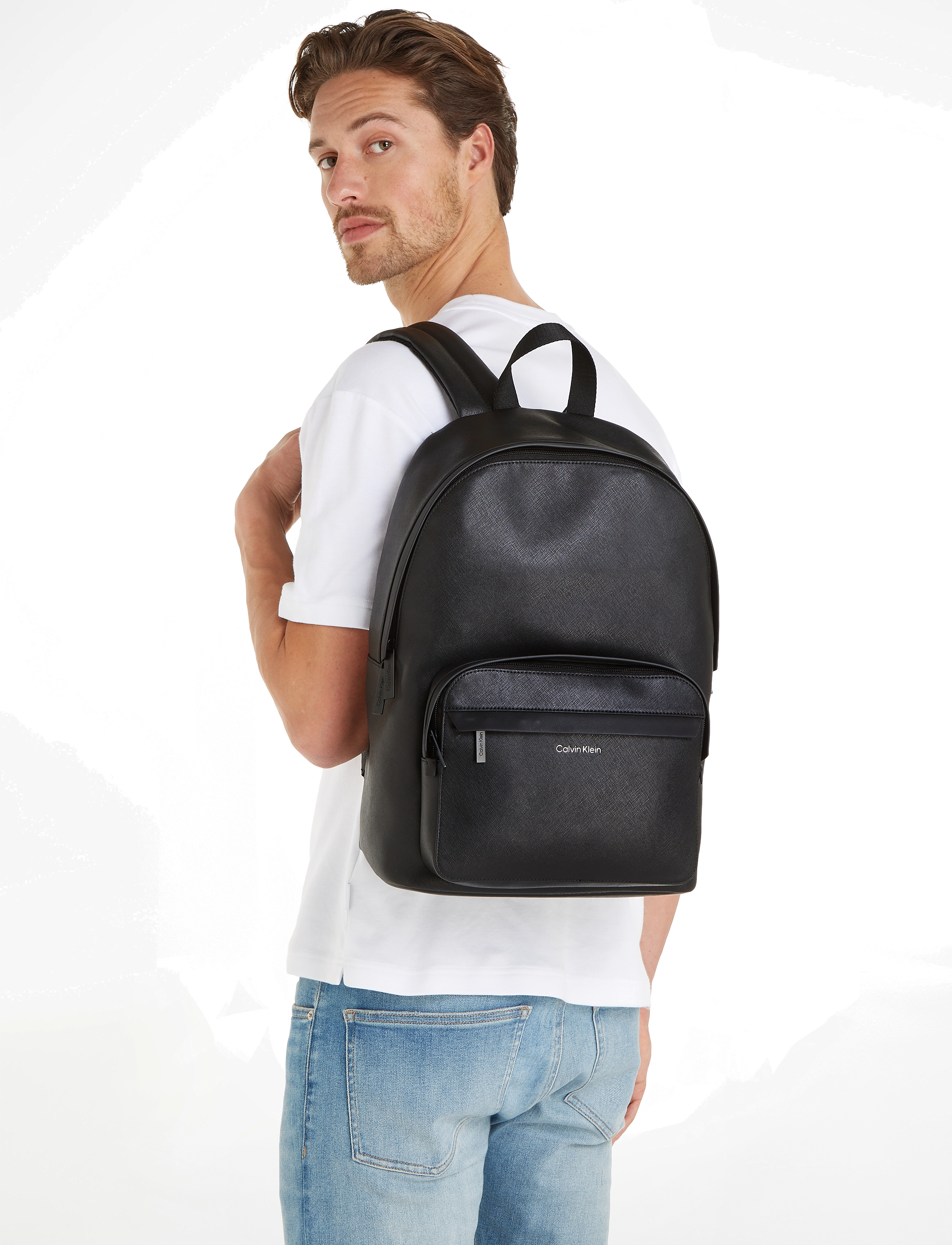 Calvin Klein - CK MUST CAMPUS BP - ck black saffiano - 1