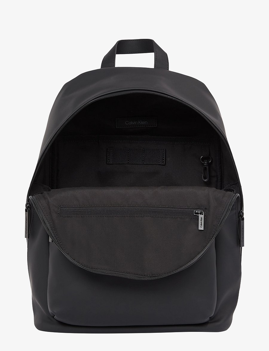 calvin klein nylon backpack with leather and rubber detail Amazon.com | Sussex Printed Brown/Khaki/Black One Size The durable nylon material ensures that it will last for years to come Calvin Klein Ck Essential Round