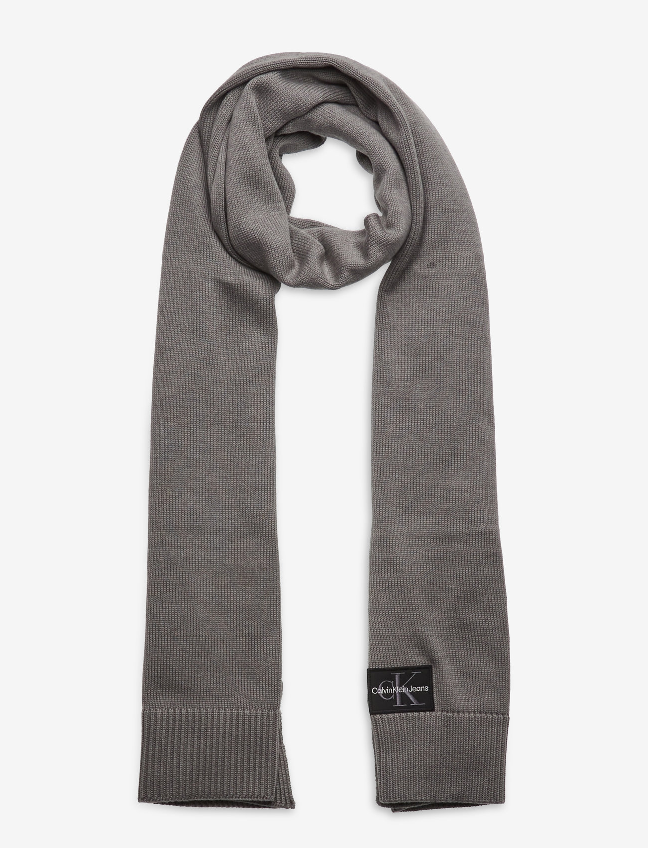 Calvin Klein Mono Logo Patch Scarf – winter scarves – shop at Booztlet