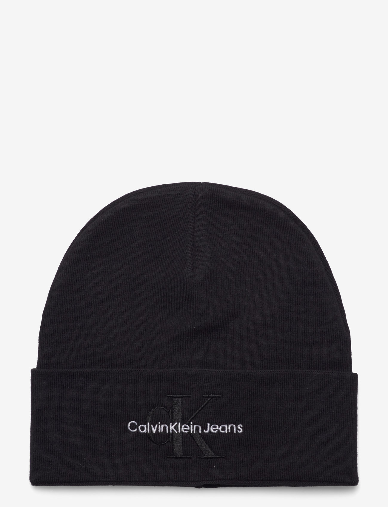 Calvin Klein - MONO LOGO EMBRO BEANIE - black - 0