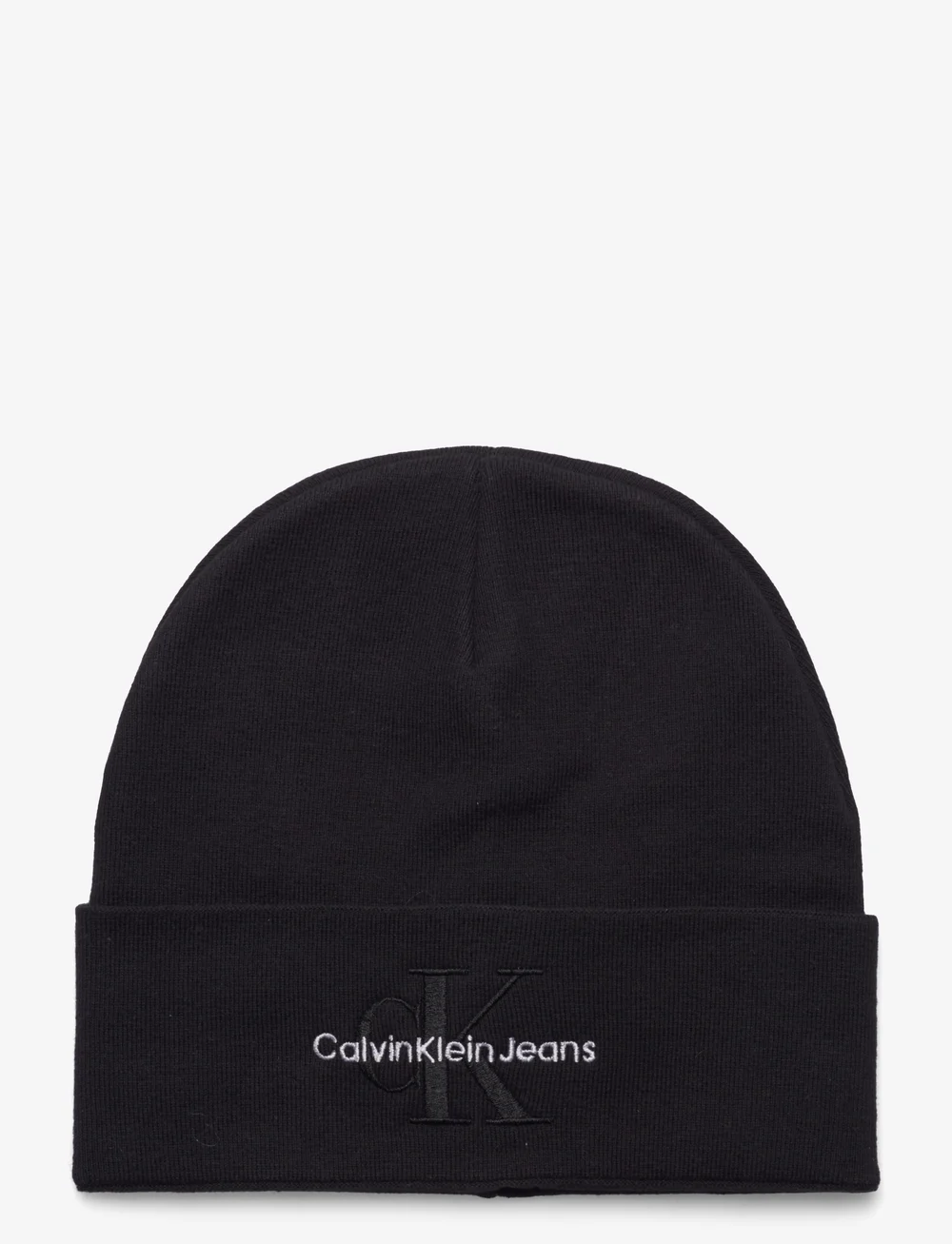 Calvin Klein - MONO LOGO EMBRO BEANIE - nach anlass kaufen - black - 0