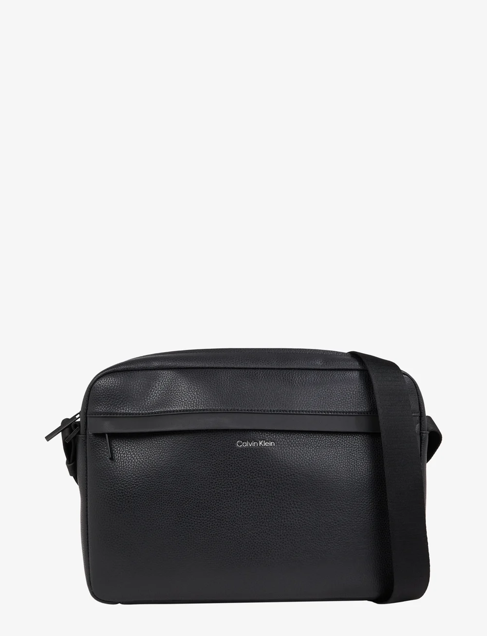 Calvin klein messenger bag leather discount