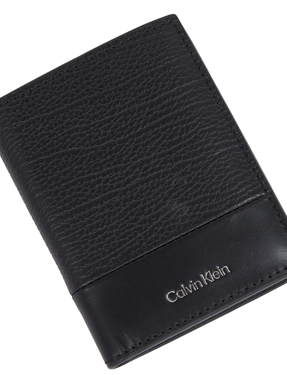 Calvin Klein - SUBTLE MIX BIFOLD 7CC W/COIN - portefeuilles - black grain/smooth - 2