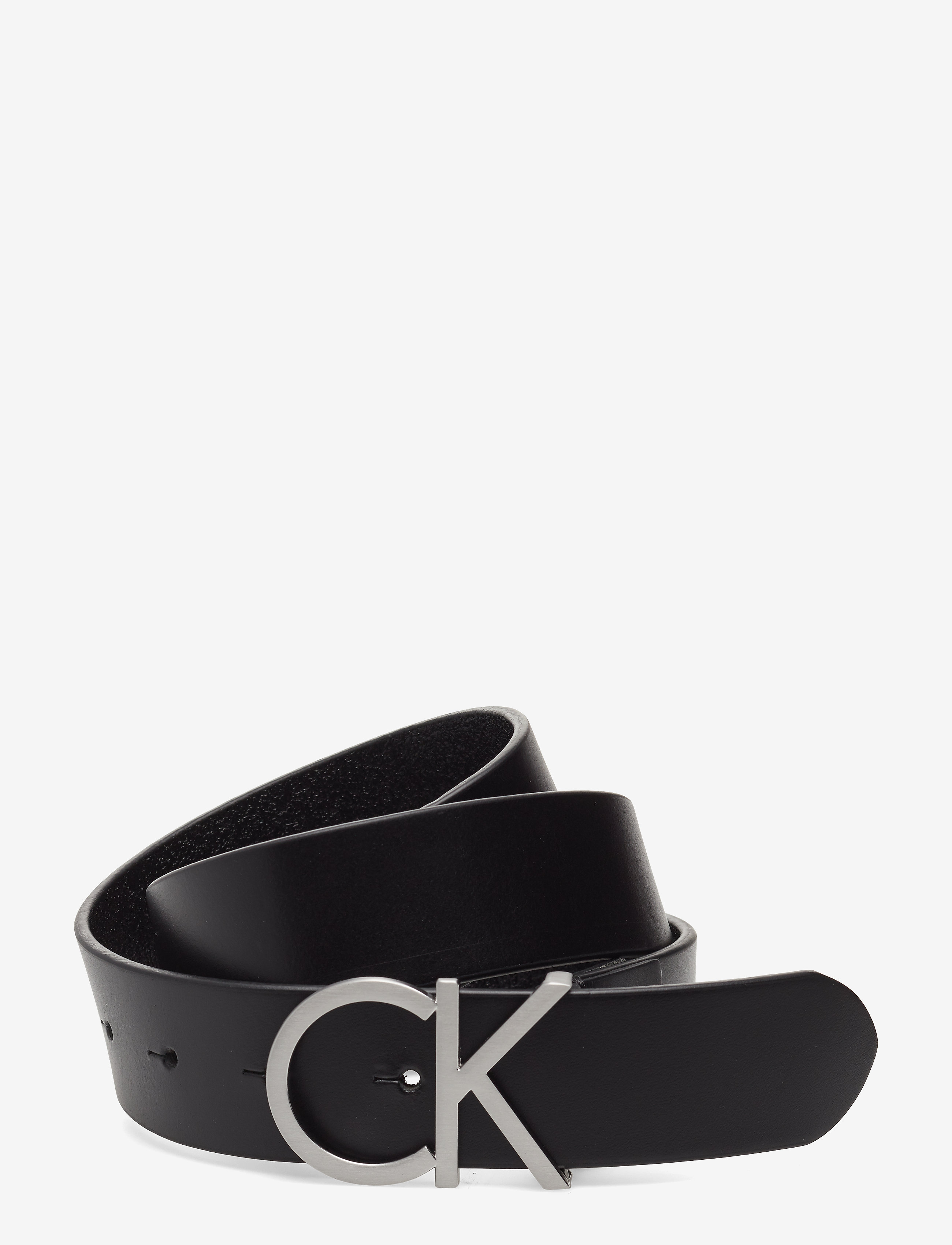 Calvin Klein CK ADJ.LOGO BELT 3.5CM - Vööd - BLACK / black