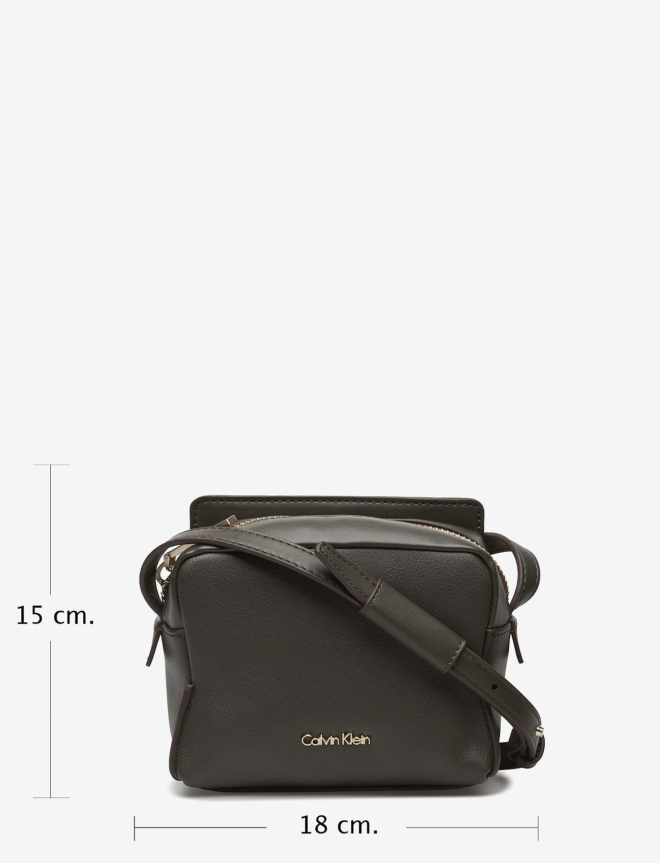 Calvin Klein - MILLI3 SMALL CROSSBODY - black olive - 4