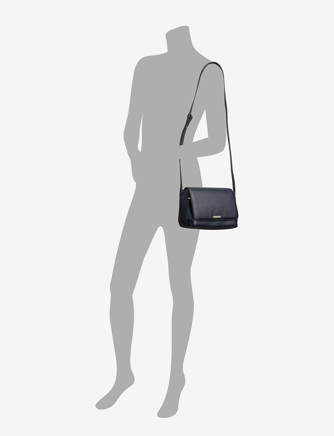 Calvin Klein - VICTORI4 FLAP CROSSBODY - blue night - 4