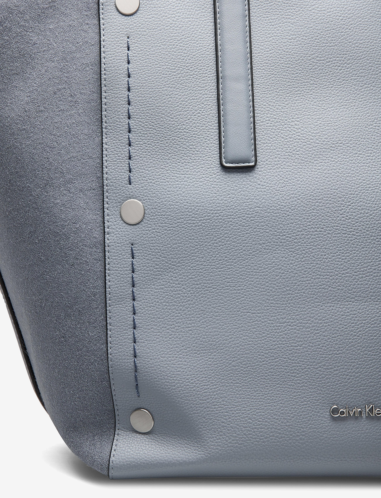 Calvin Klein - YVON LARGE TOTE TEX - mineral wool/ mineral - 3