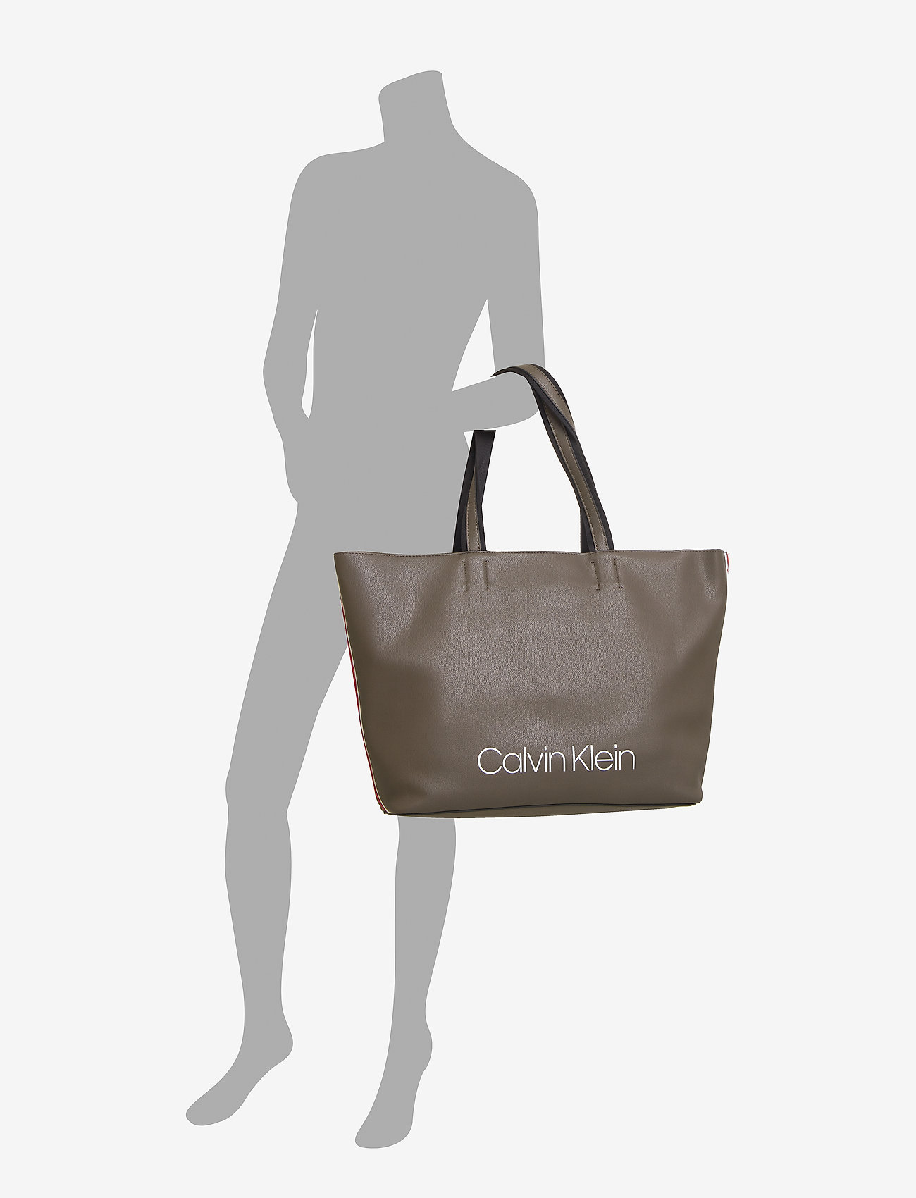 Calvin Klein - COLLEGIC SHOPPER - army ftge - 5