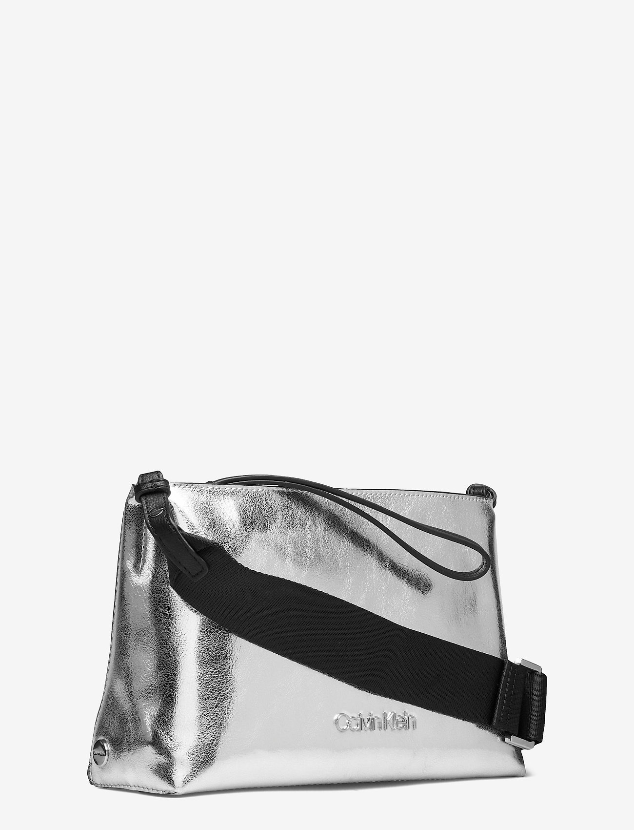 Calvin Klein - SNAP CLUTCH / CROSSBODY MET - silver - 2