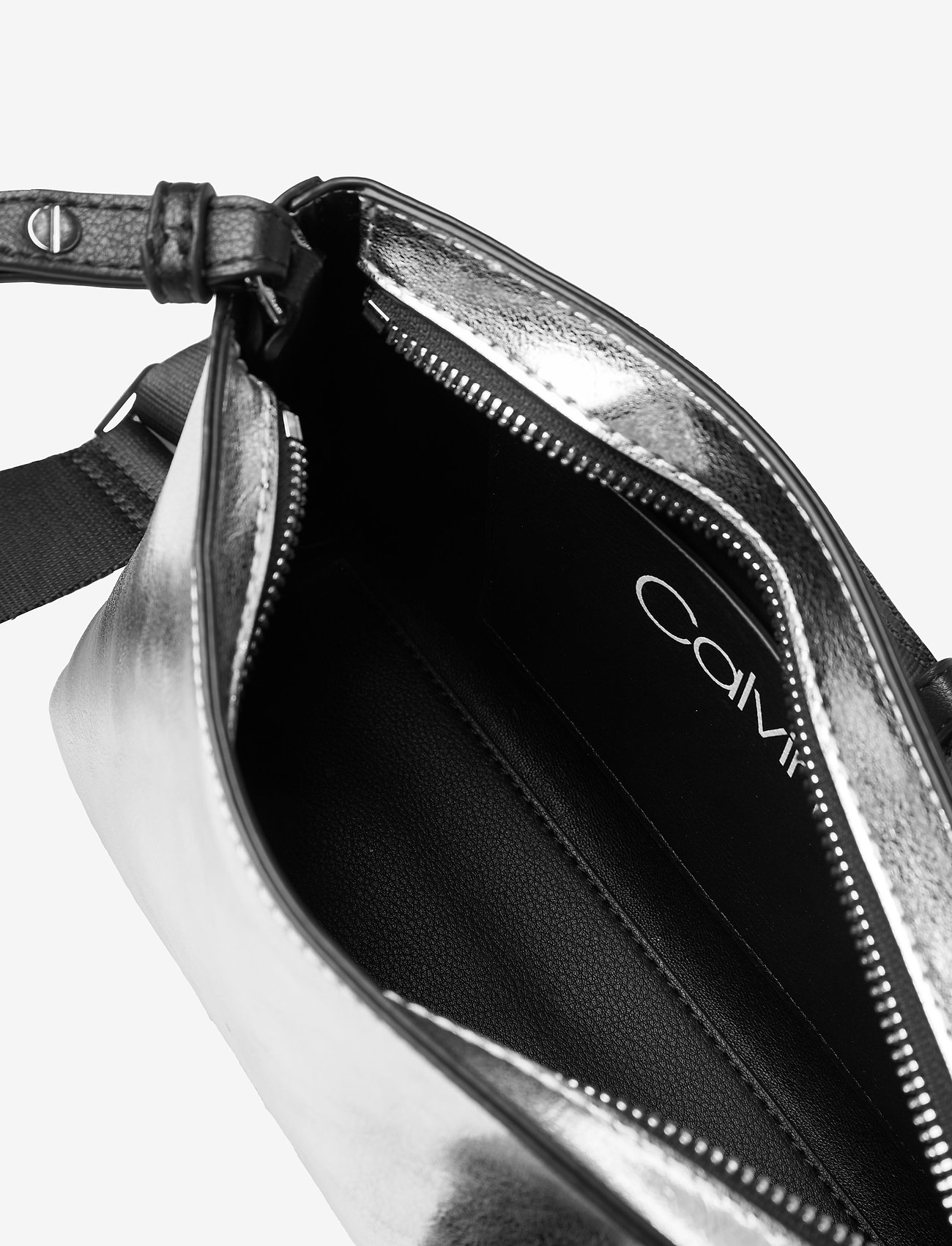 Calvin Klein - SNAP CLUTCH / CROSSBODY MET - silver - 4