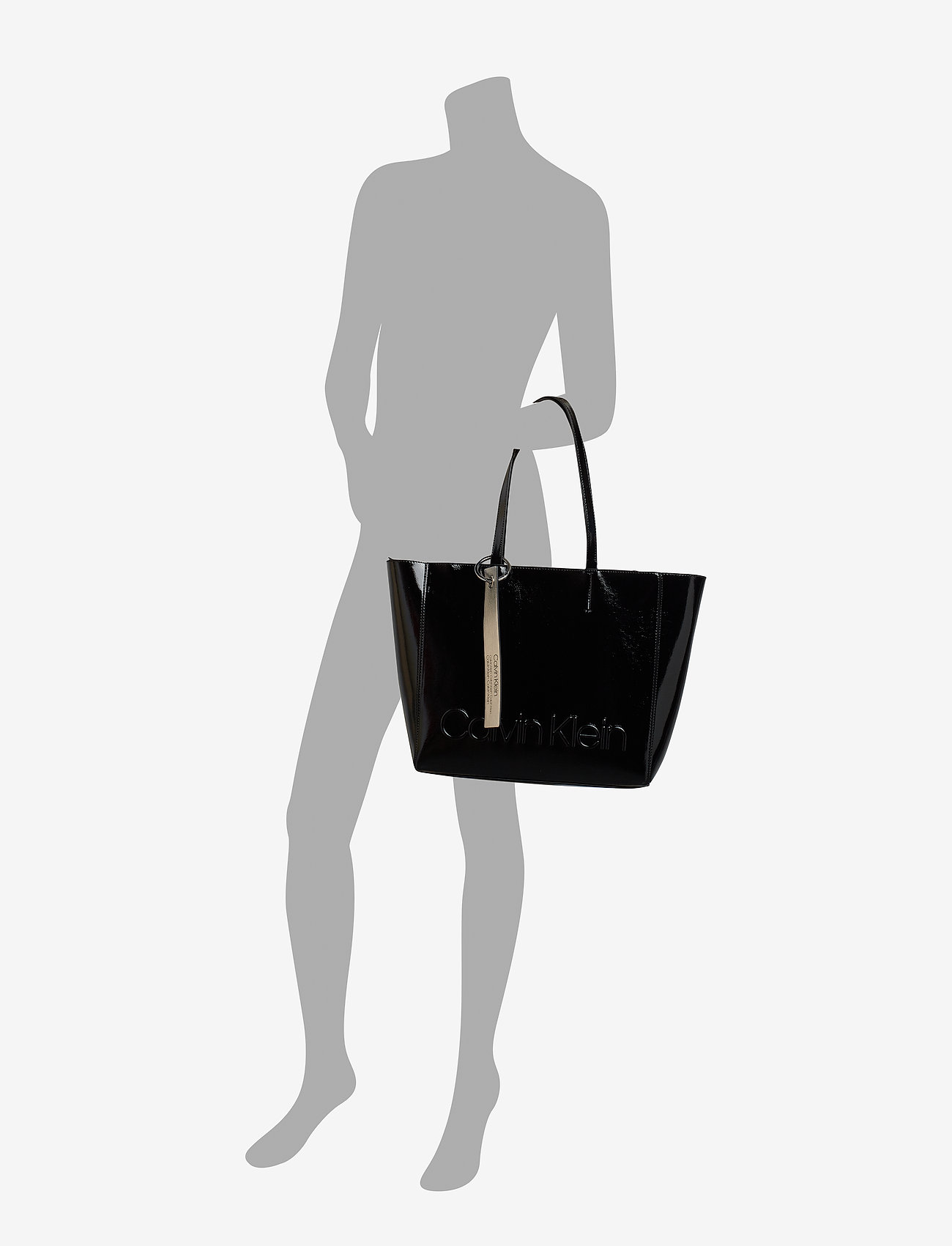 Calvin Klein - EDGED SHOPPER S - black - 5