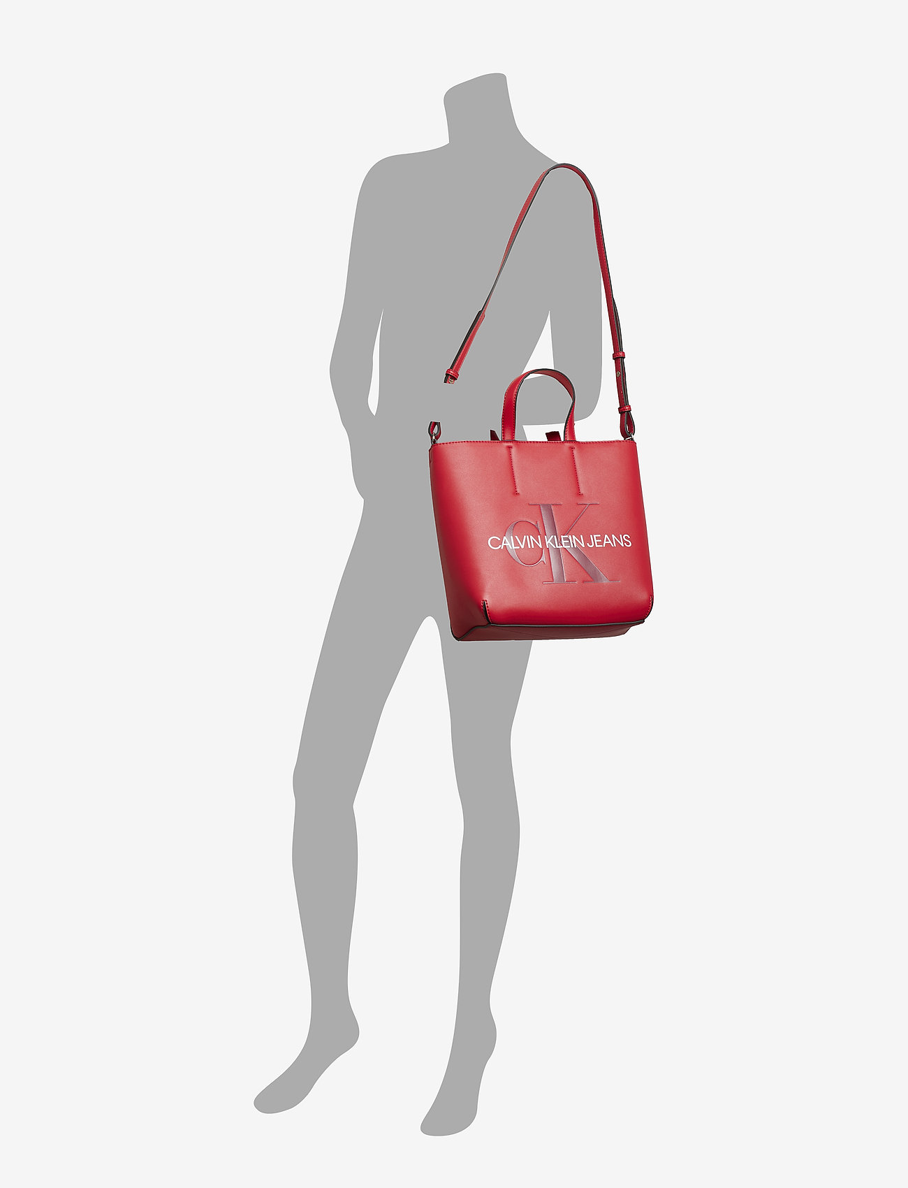Calvin Klein - SCULPTED MONOGRAM MI - barbados cherry - 5