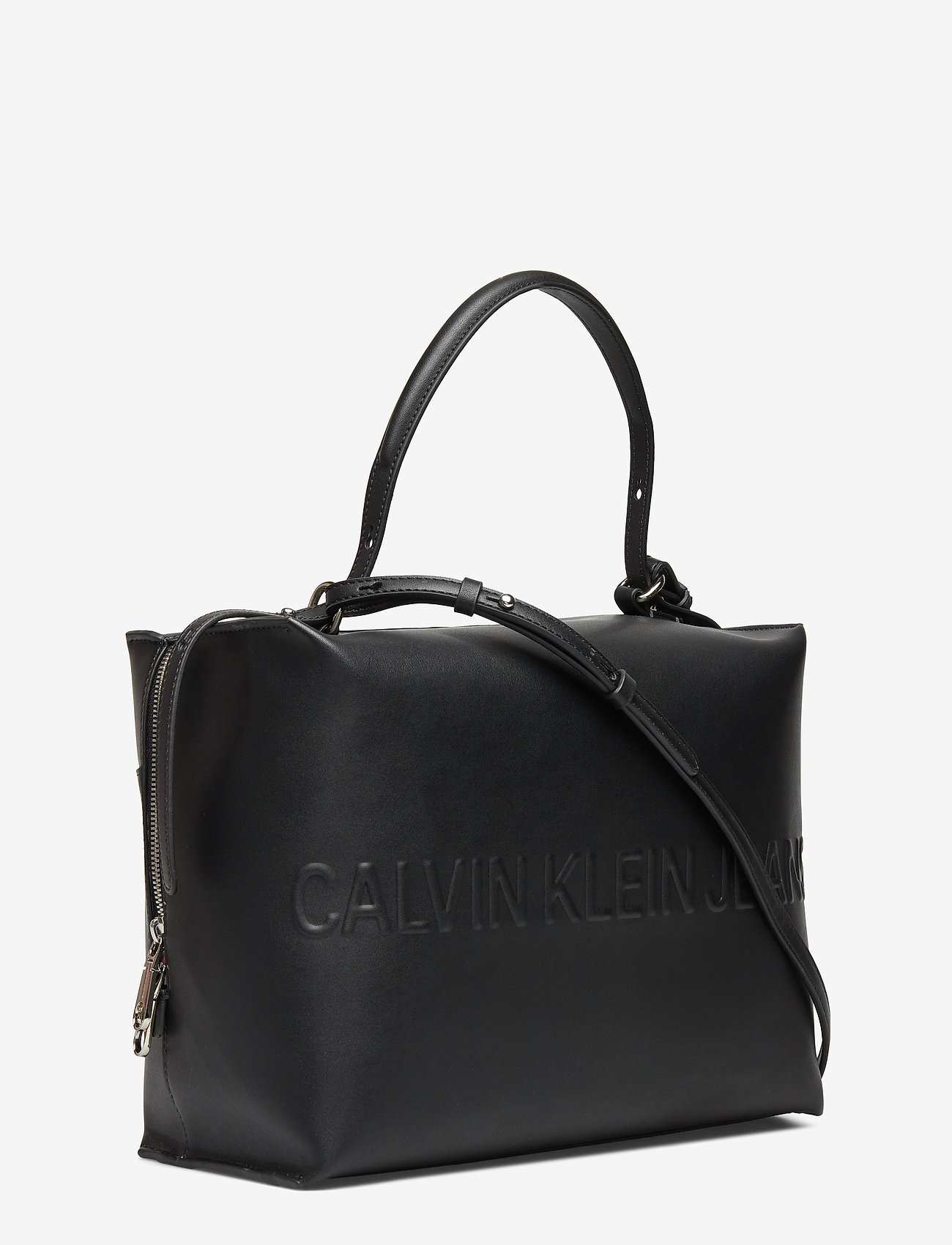 Calvin Klein - BOX SATCHEL - black - 2