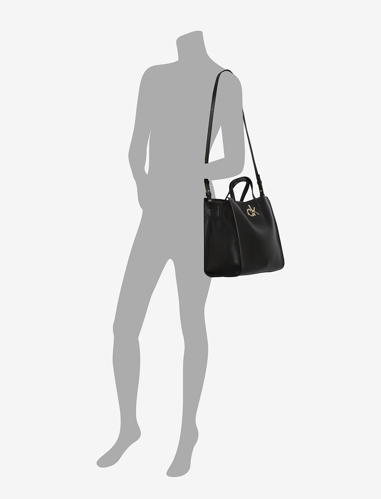 Calvin Klein - RE-LOCK TOTE - black - 5