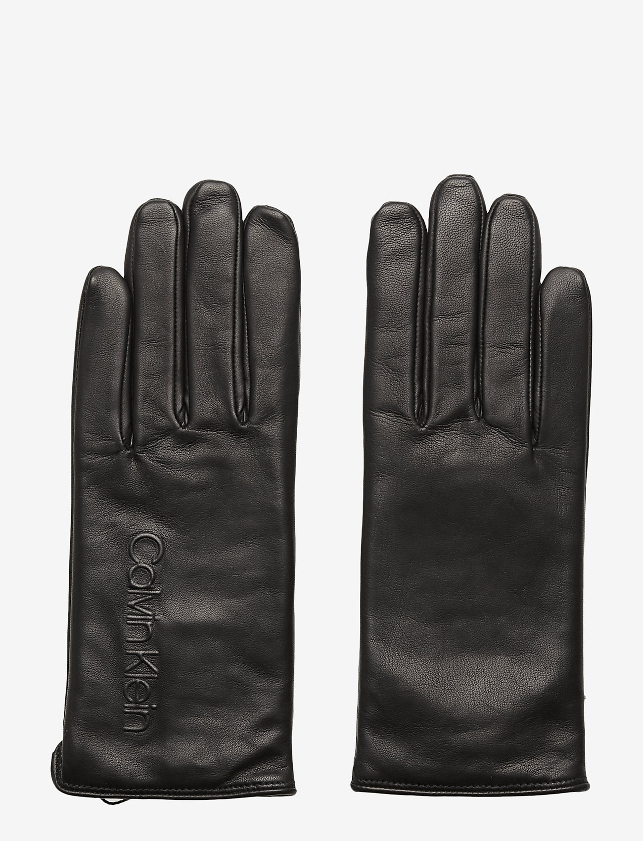 Calvin Klein - DEBOSS LOGO LEATHER - black - 0