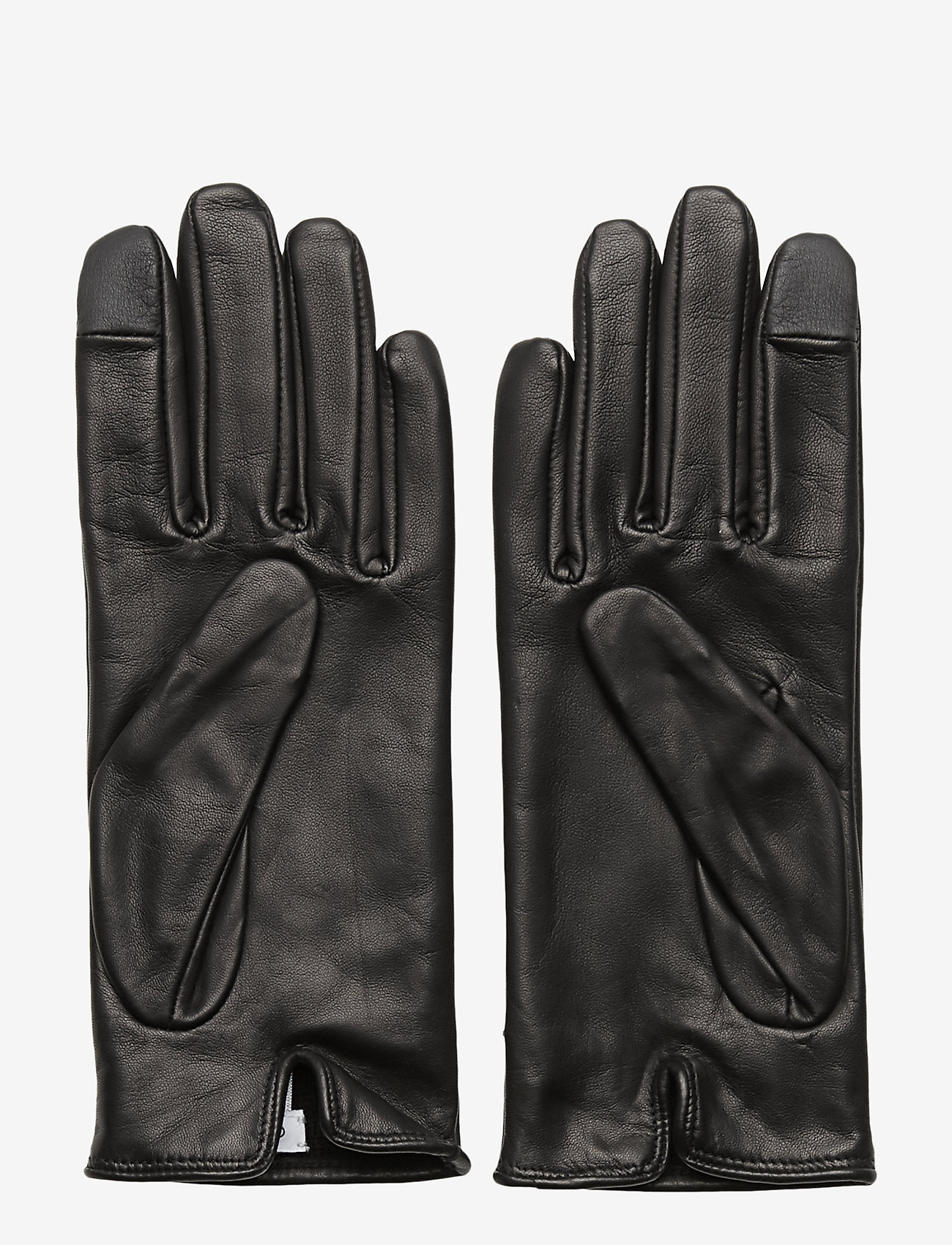 Calvin Klein - DEBOSS LOGO LEATHER - black - 1