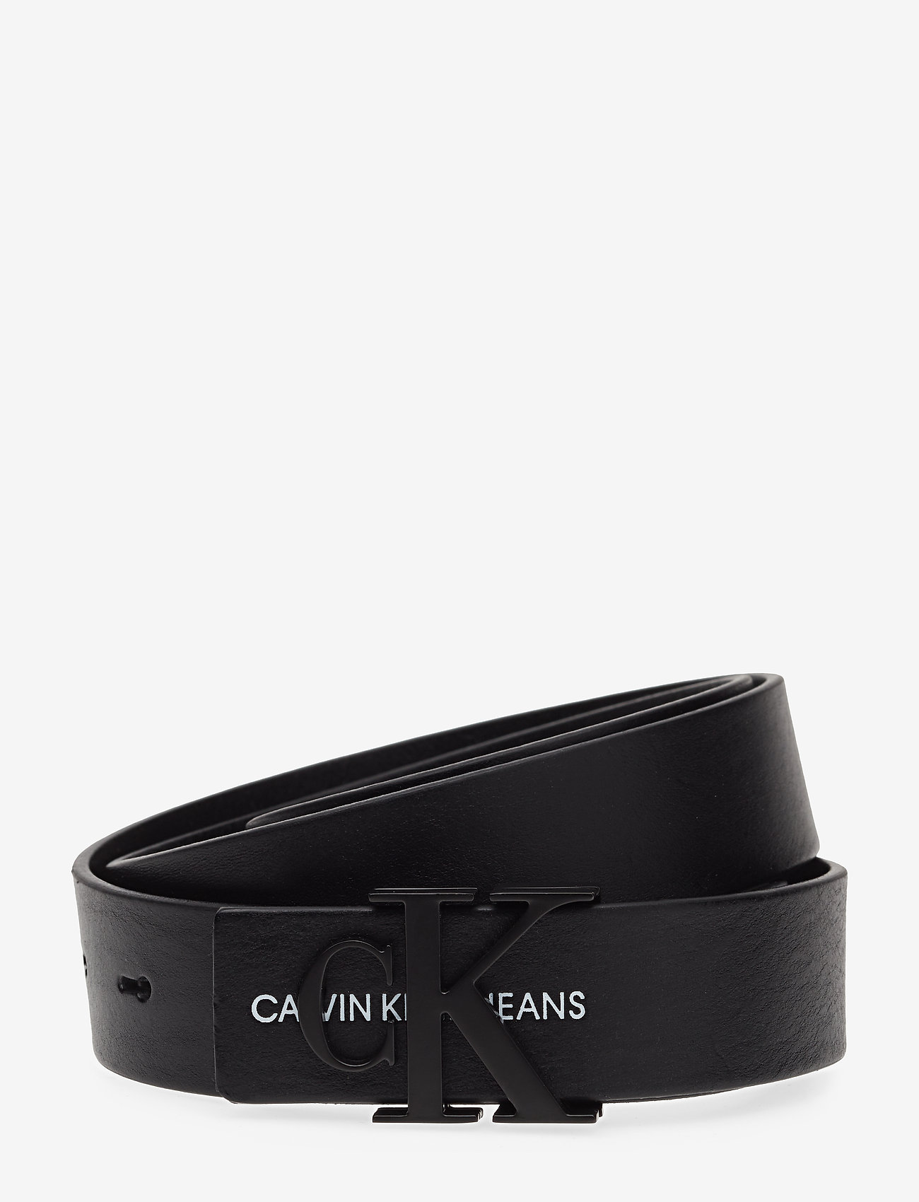 Calvin Klein - J 3cm MONOGRAM BELT - black beauty - 0