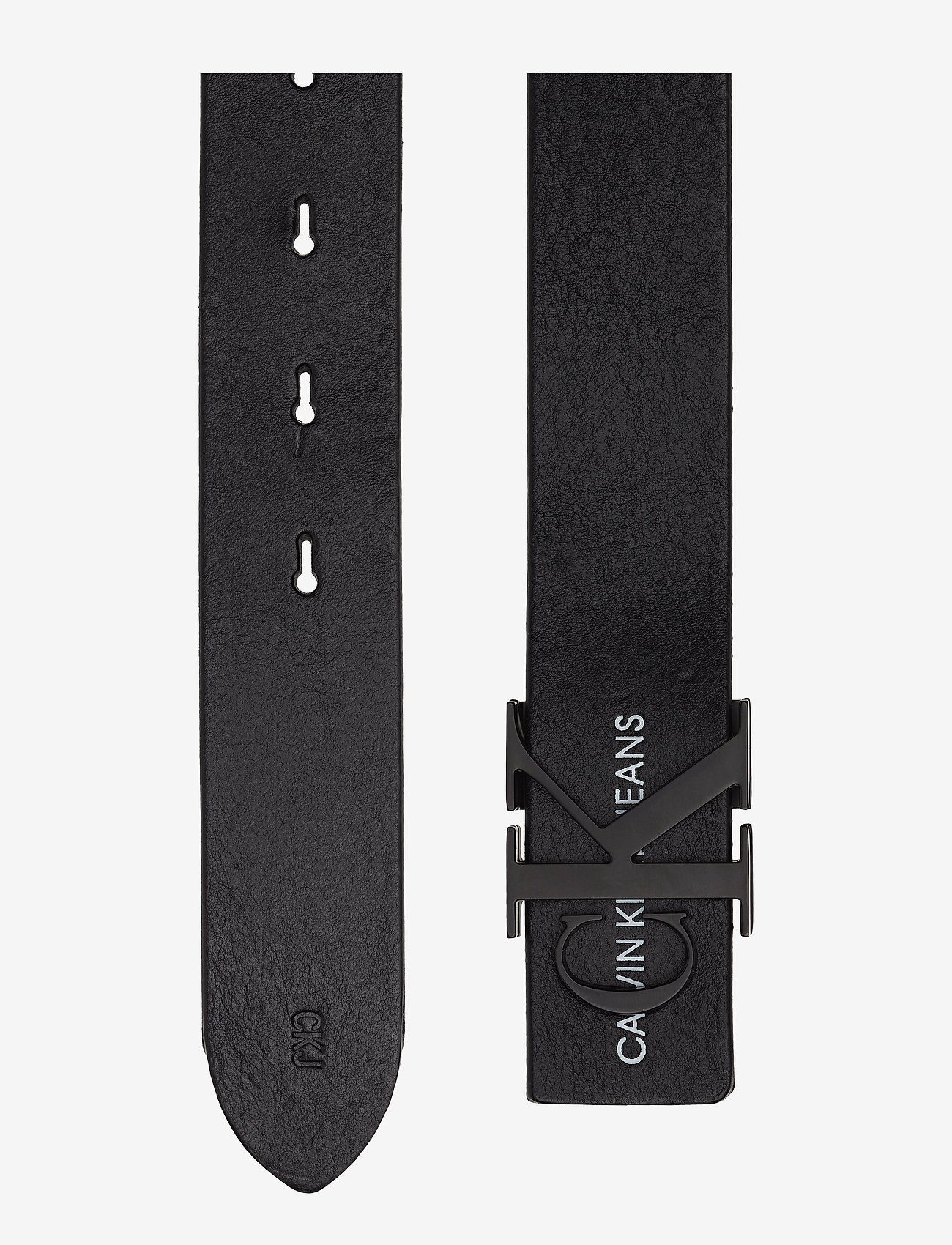Calvin Klein - J 3cm MONOGRAM BELT - black beauty - 1