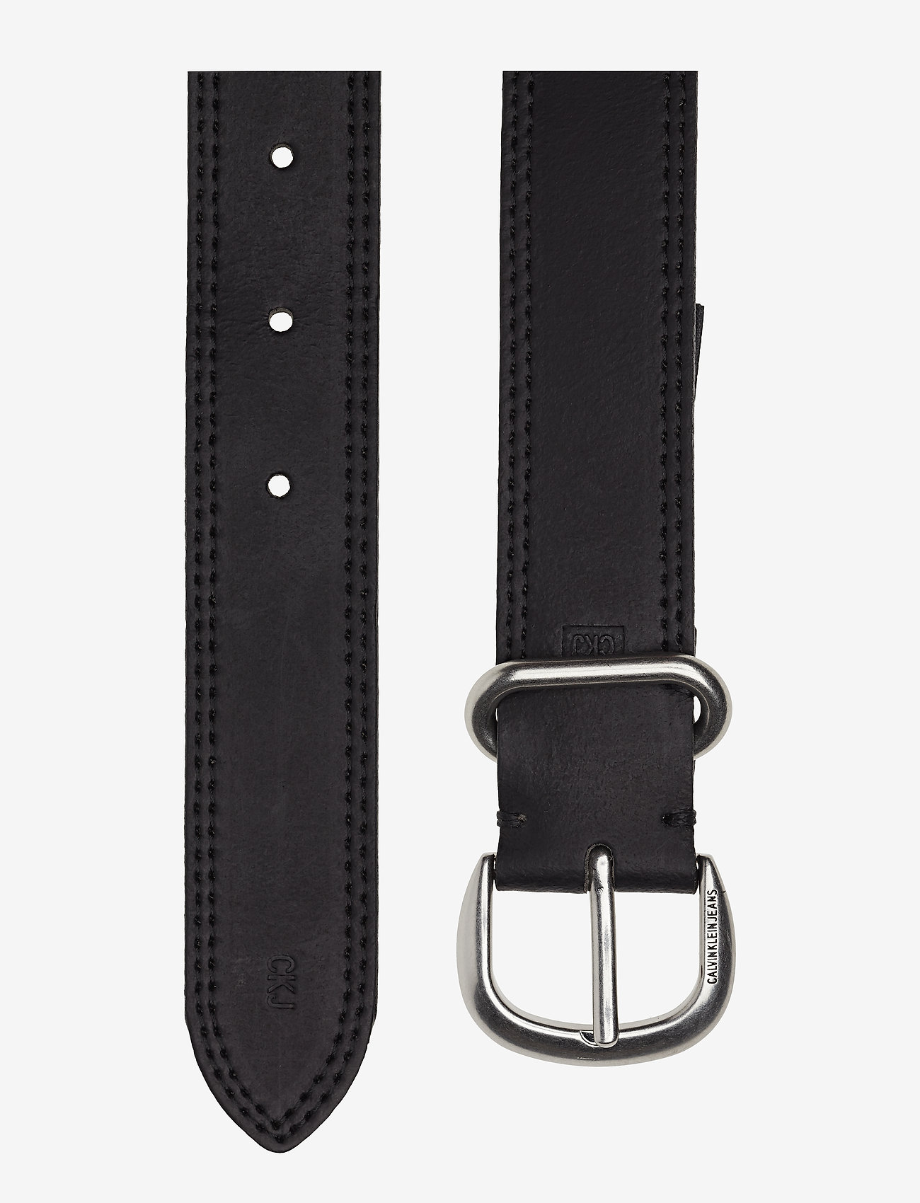 Calvin Klein - J 3cm ROUNDED BUCKLE - black beauty - 1