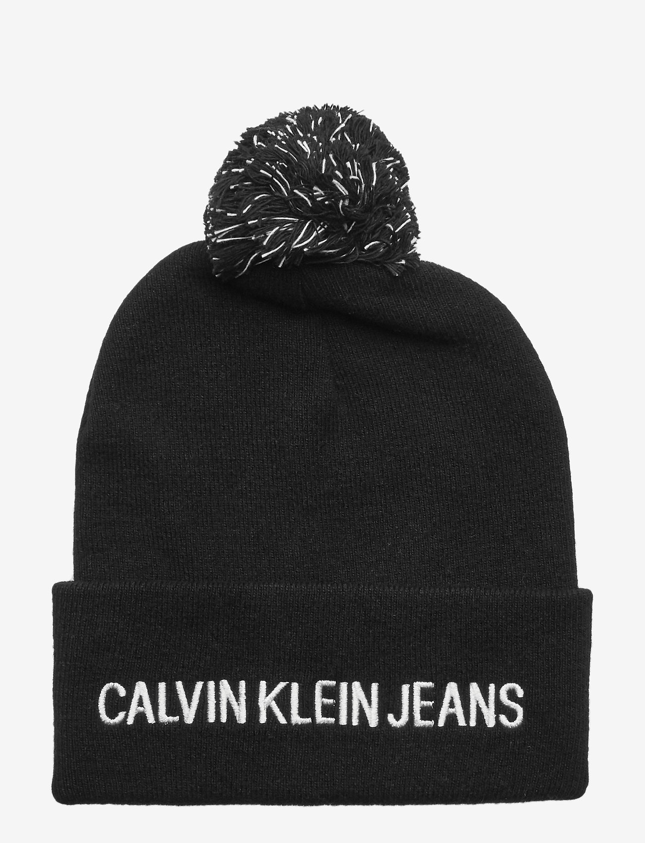Calvin Klein - J POM POM BEANIE - black beauty - 0