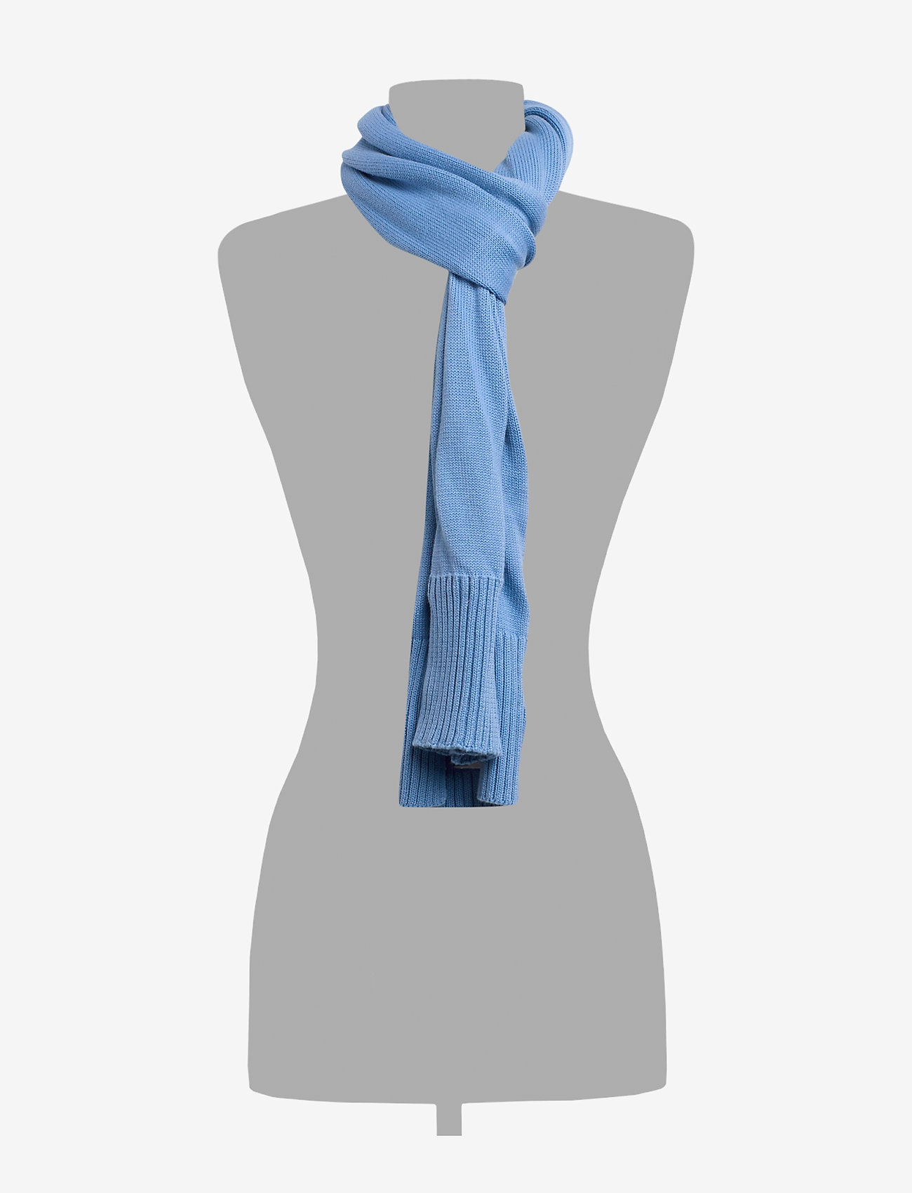 Calvin Klein - J BASIC WOMEN KNITTED SCARF - silver lake blue - 1