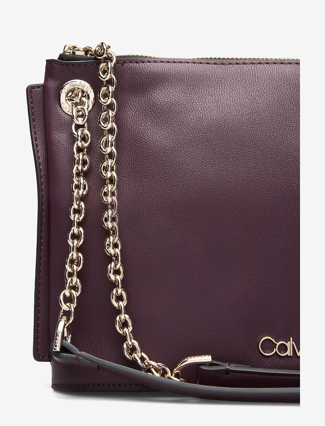Calvin Klein - CHAINED CONV SHOULDERBAG - merlot - 3