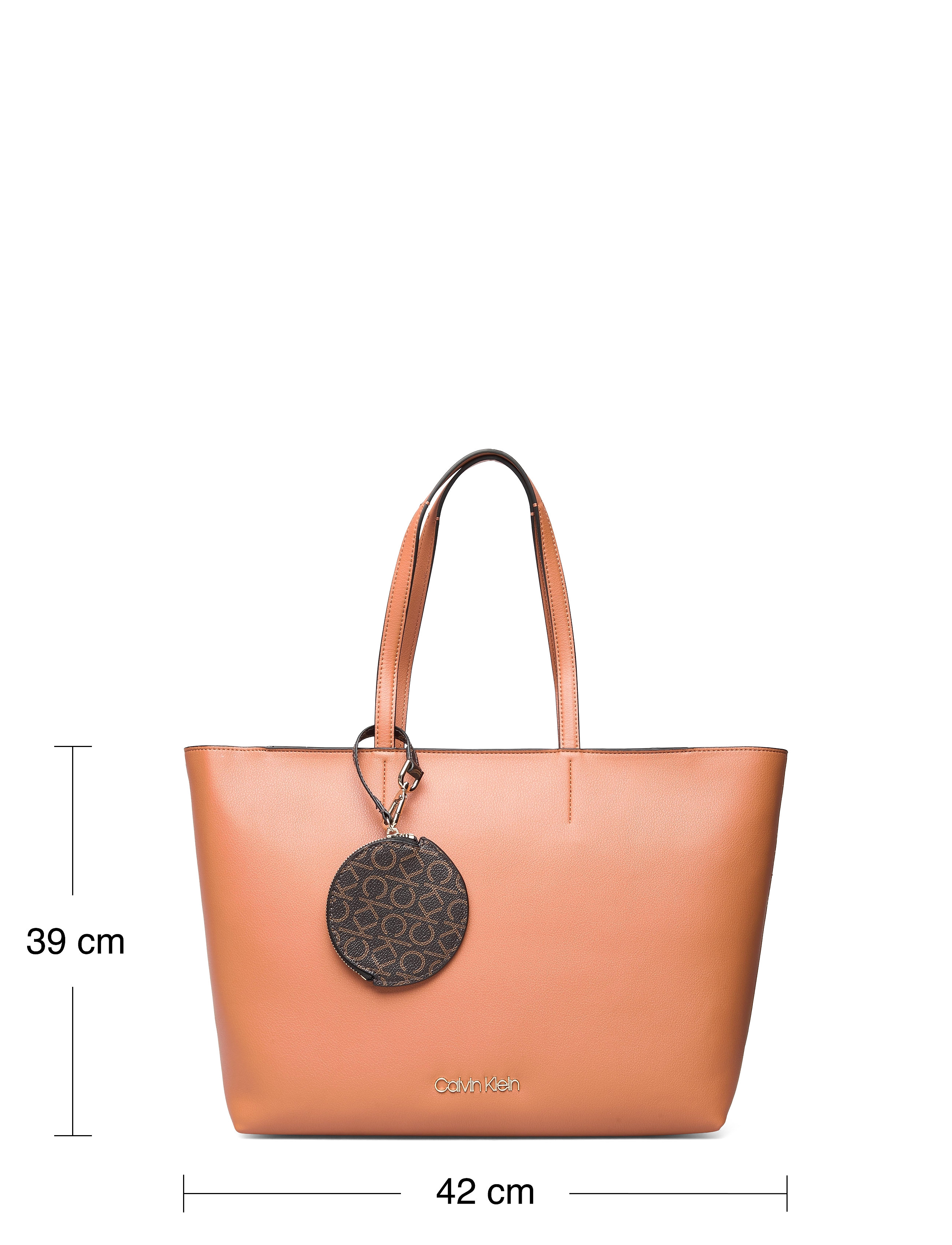 Calvin Klein - SHOPPER MD - cuoio - 5