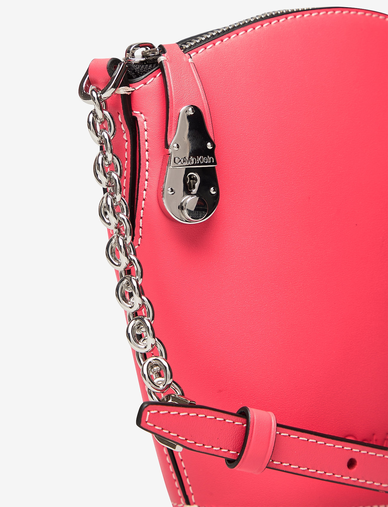 Calvin Klein - LOCK DOMED CROSSBODY - coral - 1