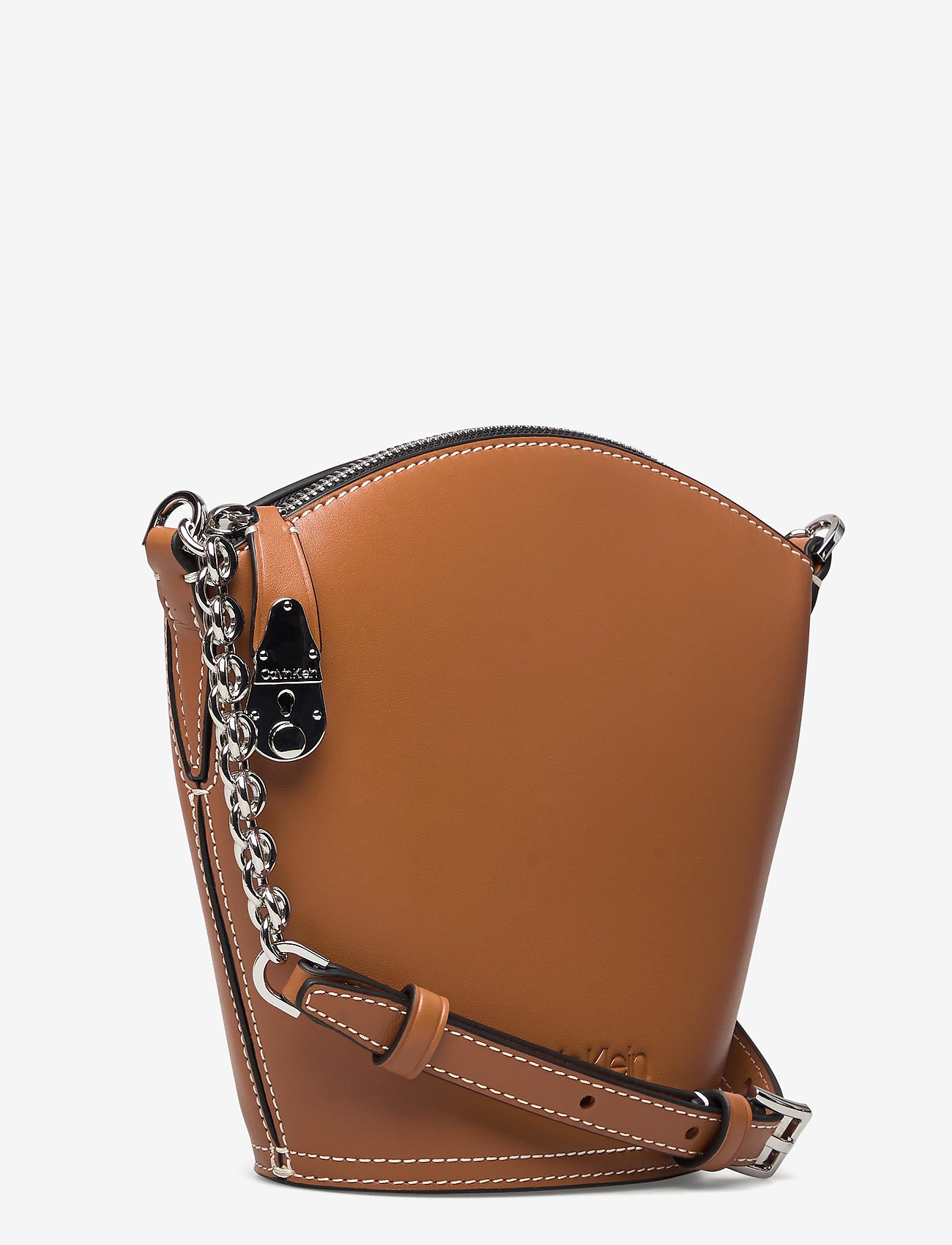 Calvin Klein - LOCK DOMED CROSSBODY - cuoio - 2