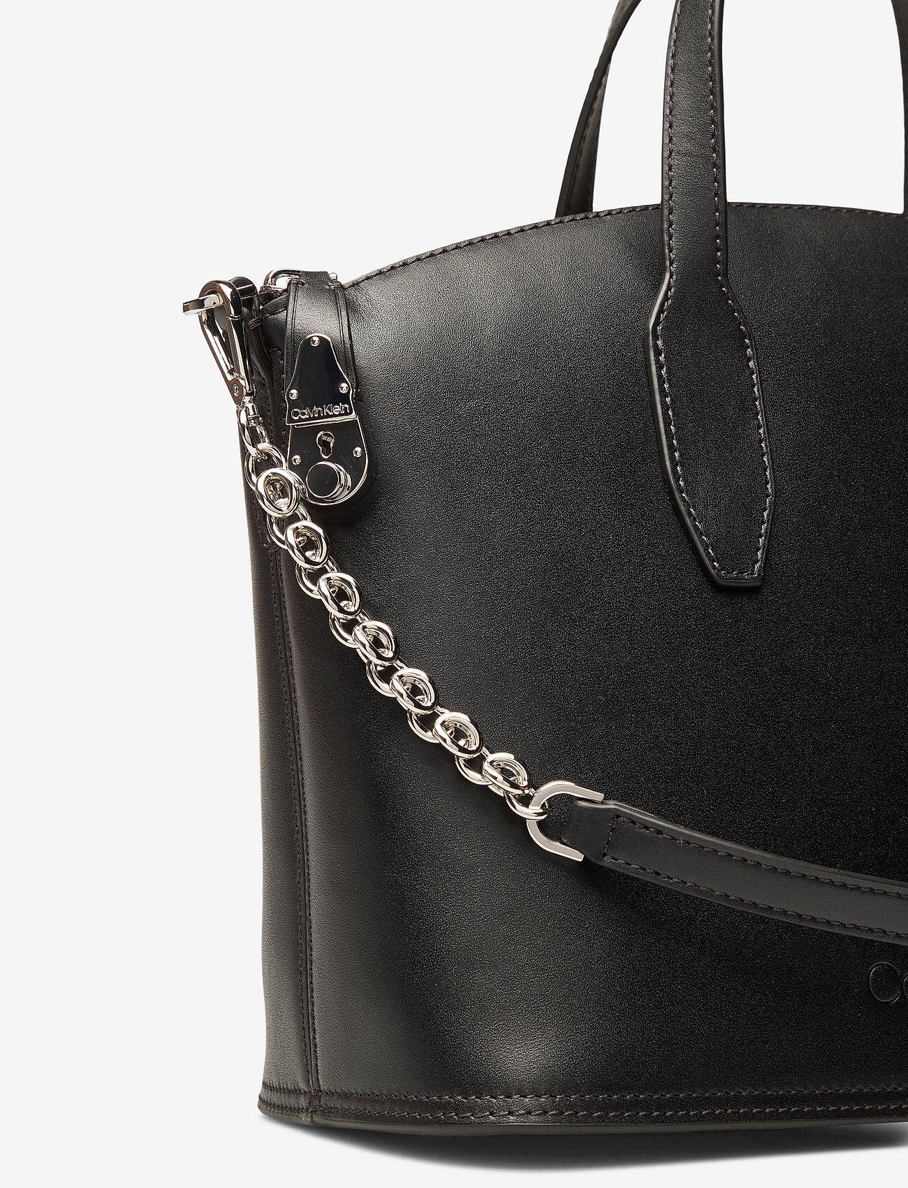 Calvin Klein - LOCK DOMED TOTE - black - 3