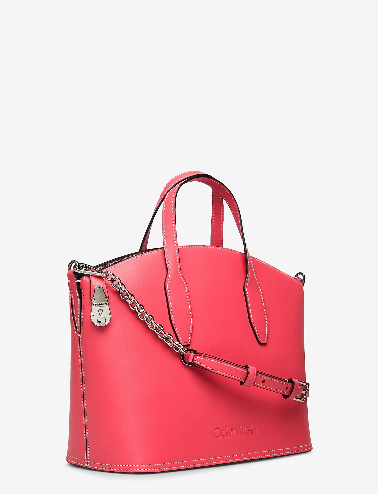 Calvin Klein - LOCK DOMED TOTE - coral - 2