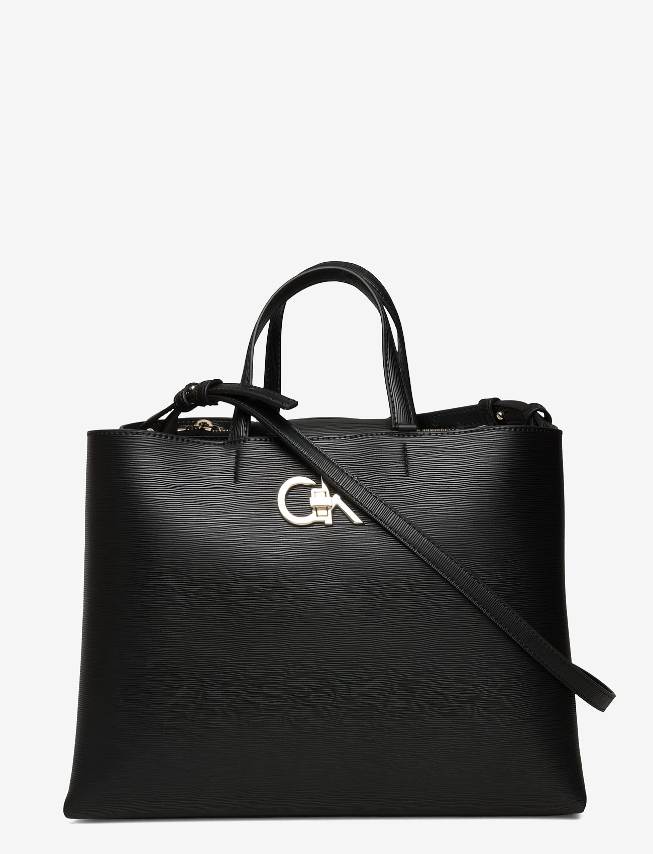Calvin Klein - RE-LOCK TOTE MD EP - black - 0