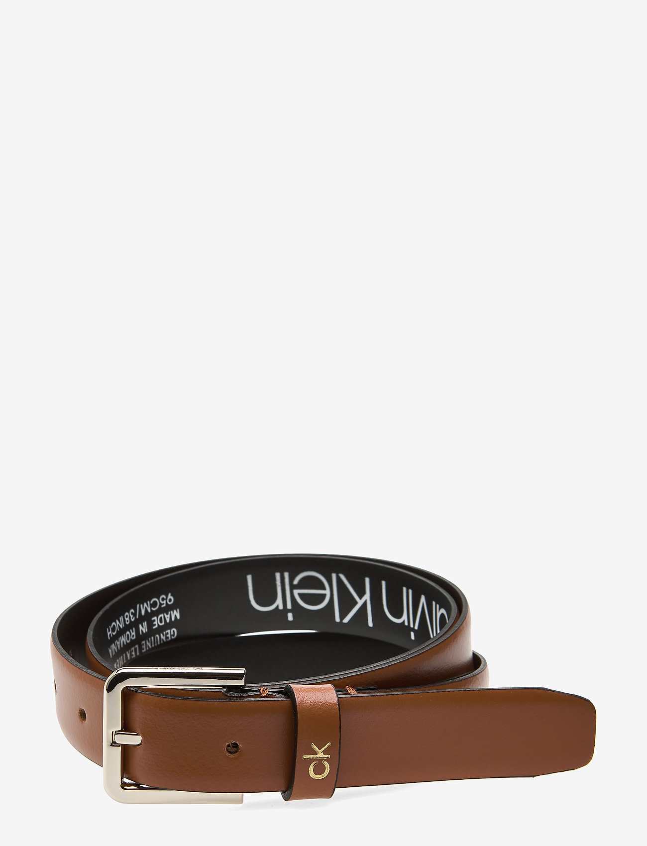 Calvin Klein - CK ESSENTIAL BELT 2.5CM - cuoio - 0