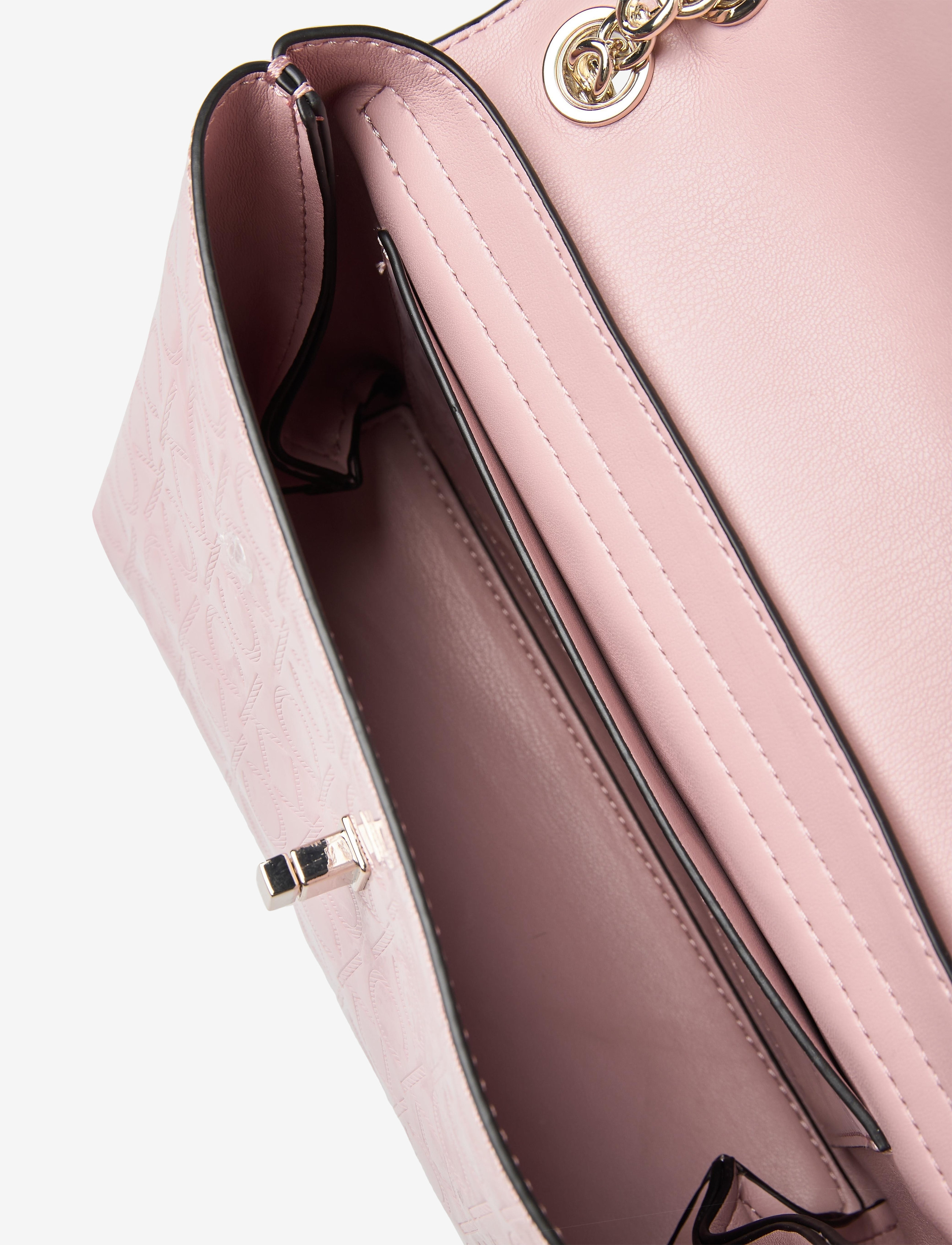 Calvin Klein - RE-LOCK EM CONV CROSSBODY MD - silver pink - 4