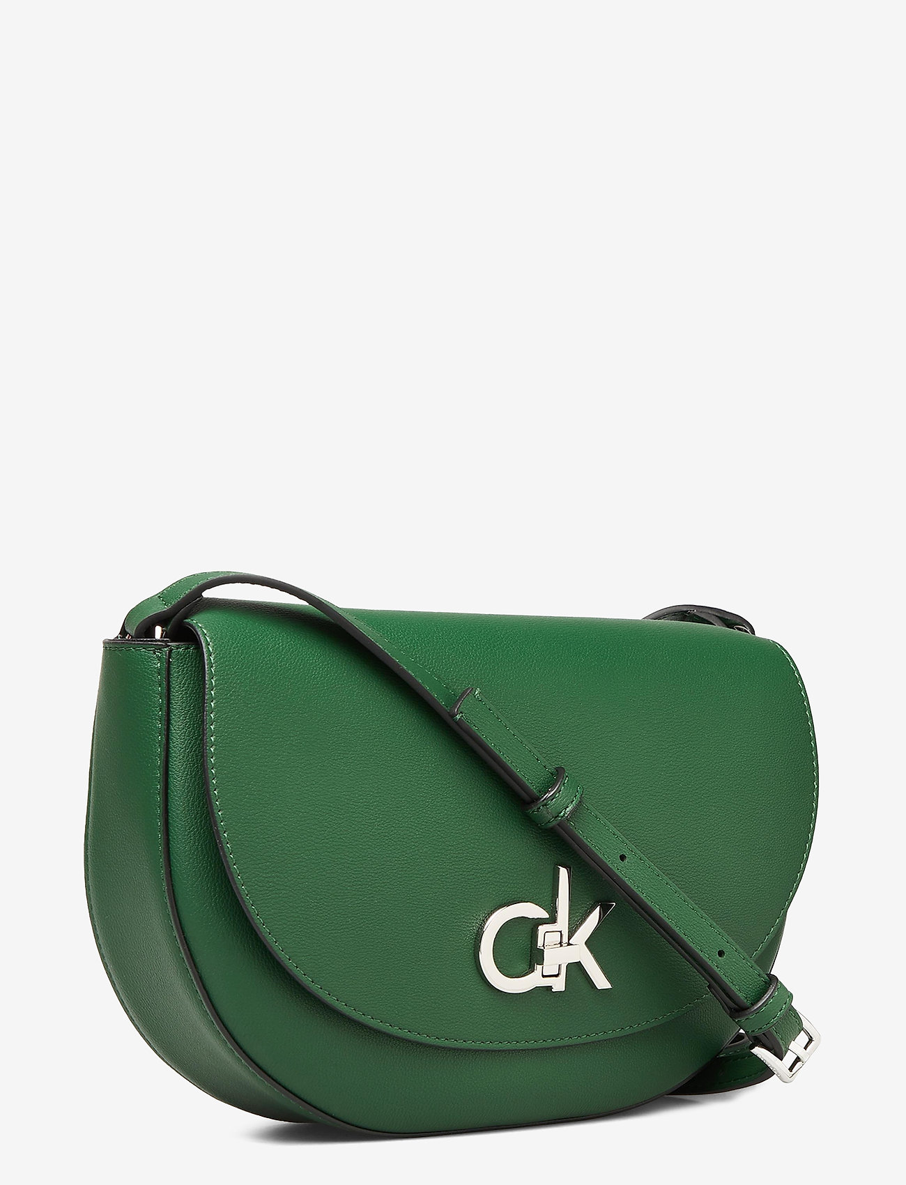 Calvin Klein - RE-LOCK SADDLE BAG - deep forest - 2