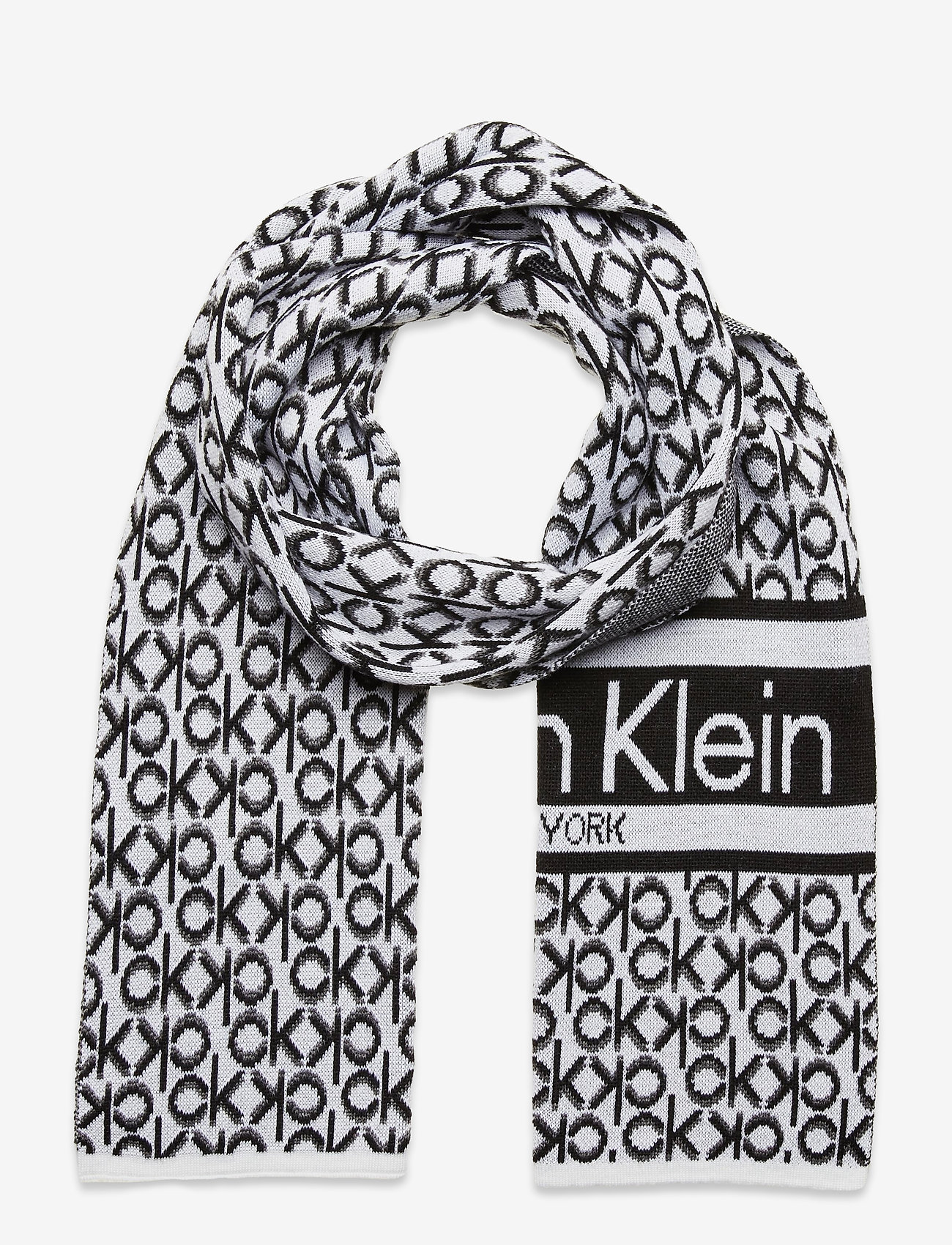 Calvin Klein - BEANIE + SCARF J 30X180 - black mono mix - 1